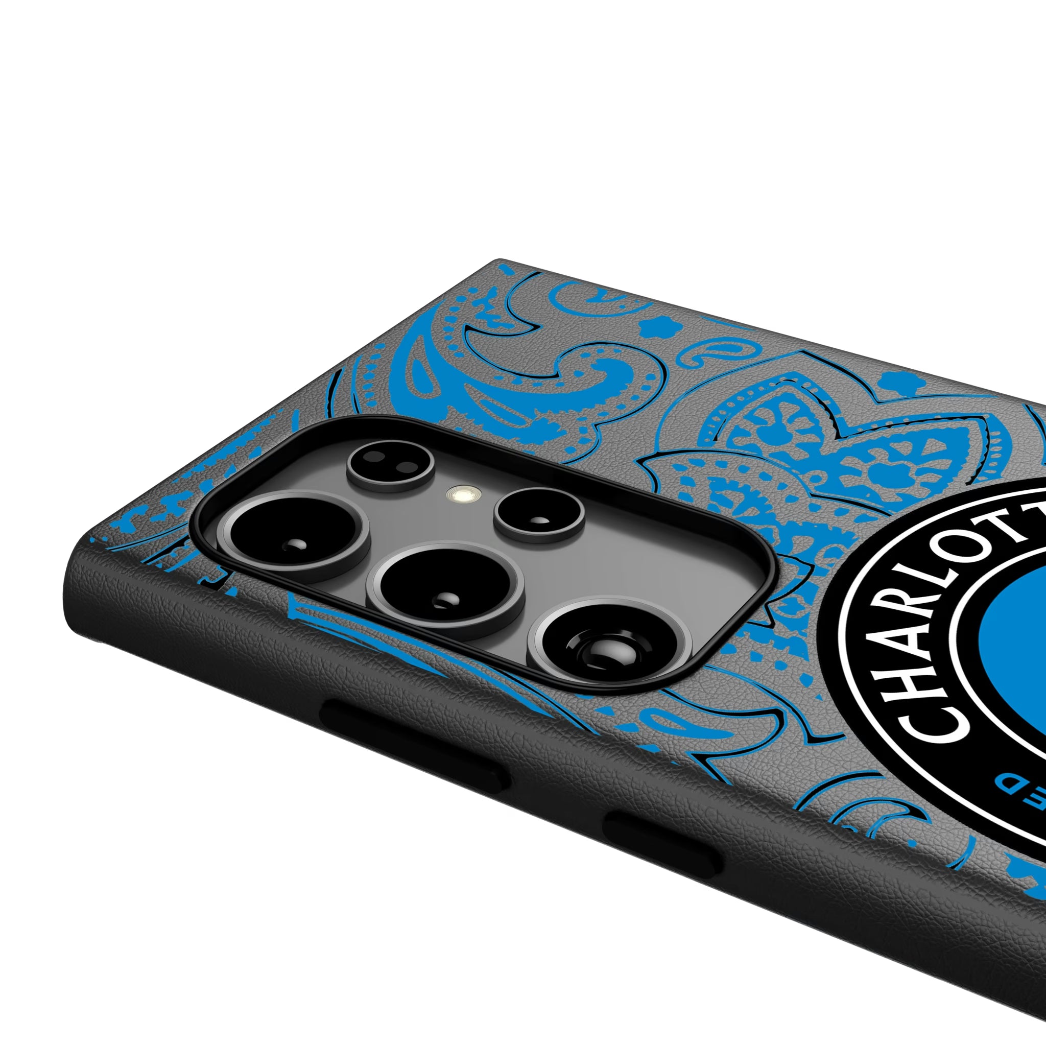 Charlotte FC Paisley Galaxy MagSafe Compatible Phone Case for Samsung Galaxy - Detail