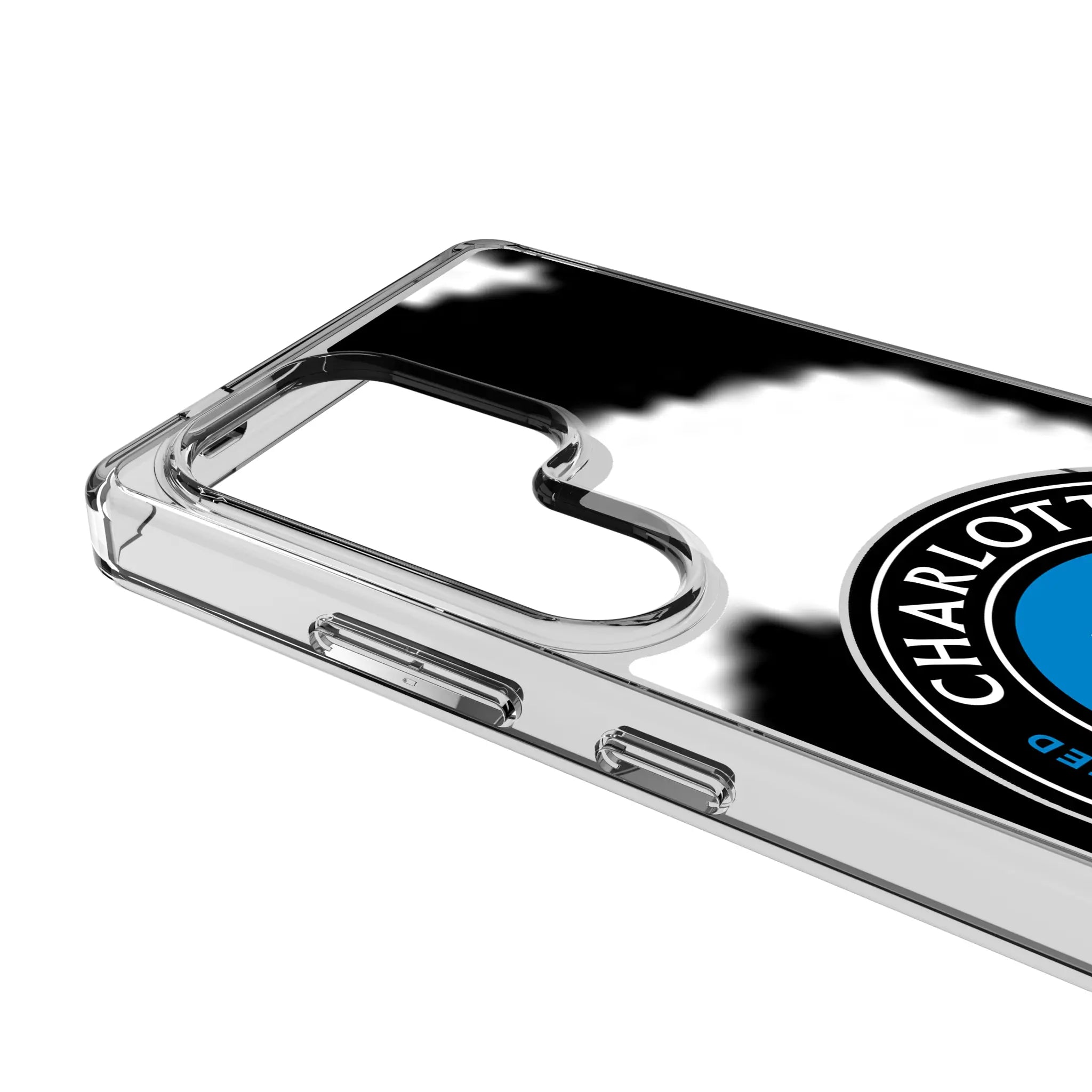 Charlotte FC Personalized EndZone Plus Galaxy Clear Phone Case for Samsung Galaxy - Detail