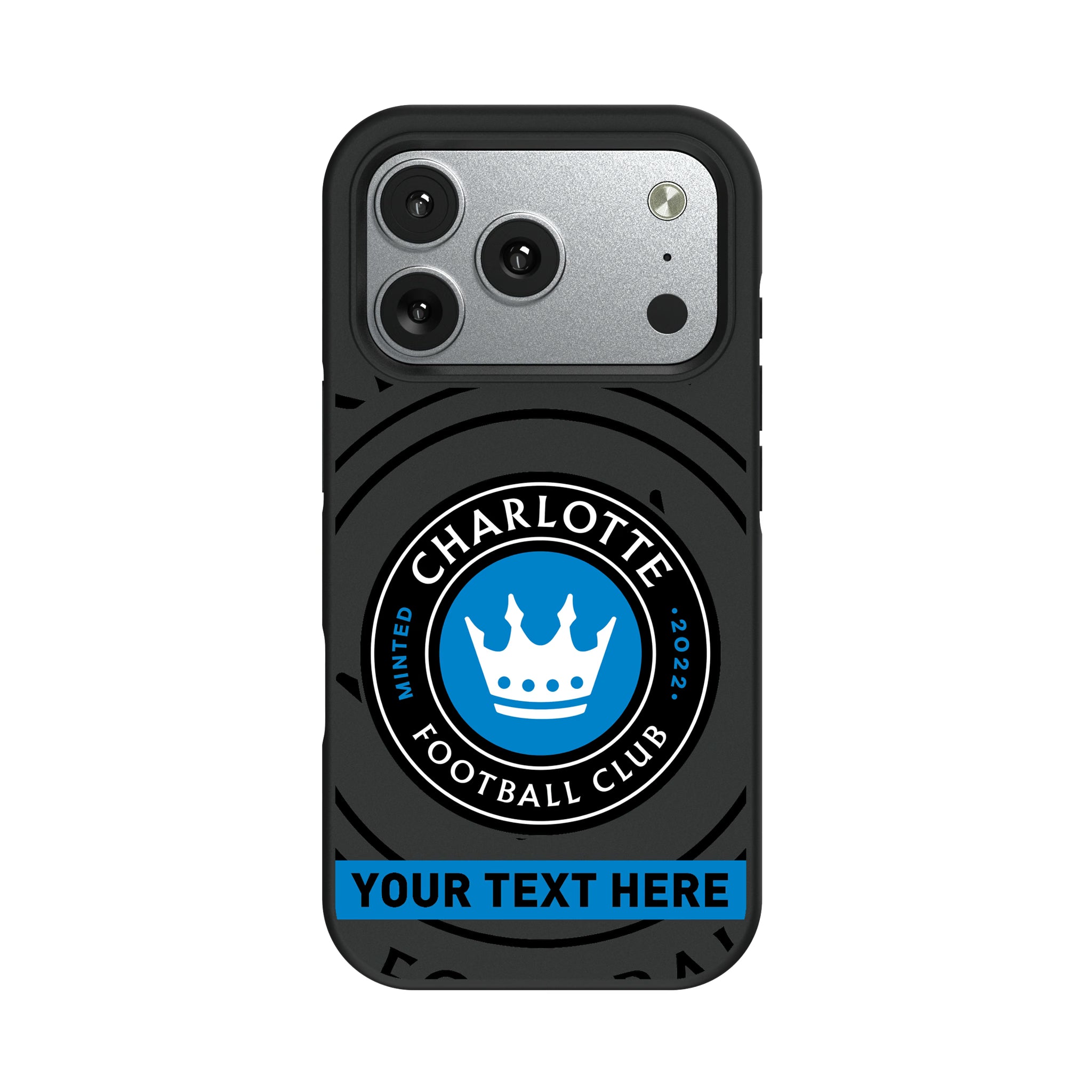 Charlotte FC Personalized Tilt iPhone Bump Phone Case for Apple iPhone#Device_iPhone 17 Pro
