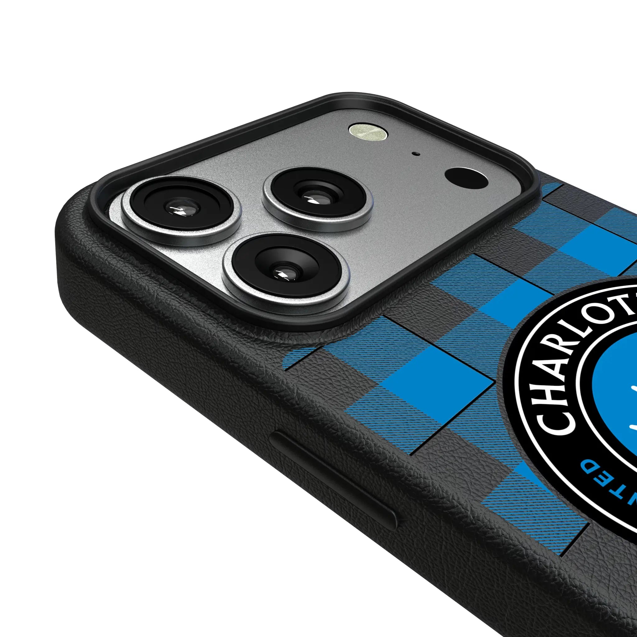 Charlotte FC Plaid iPhone MagSafe Compatible Phone Case for Apple iPhone - Detail#Device_iPhone 17 Pro