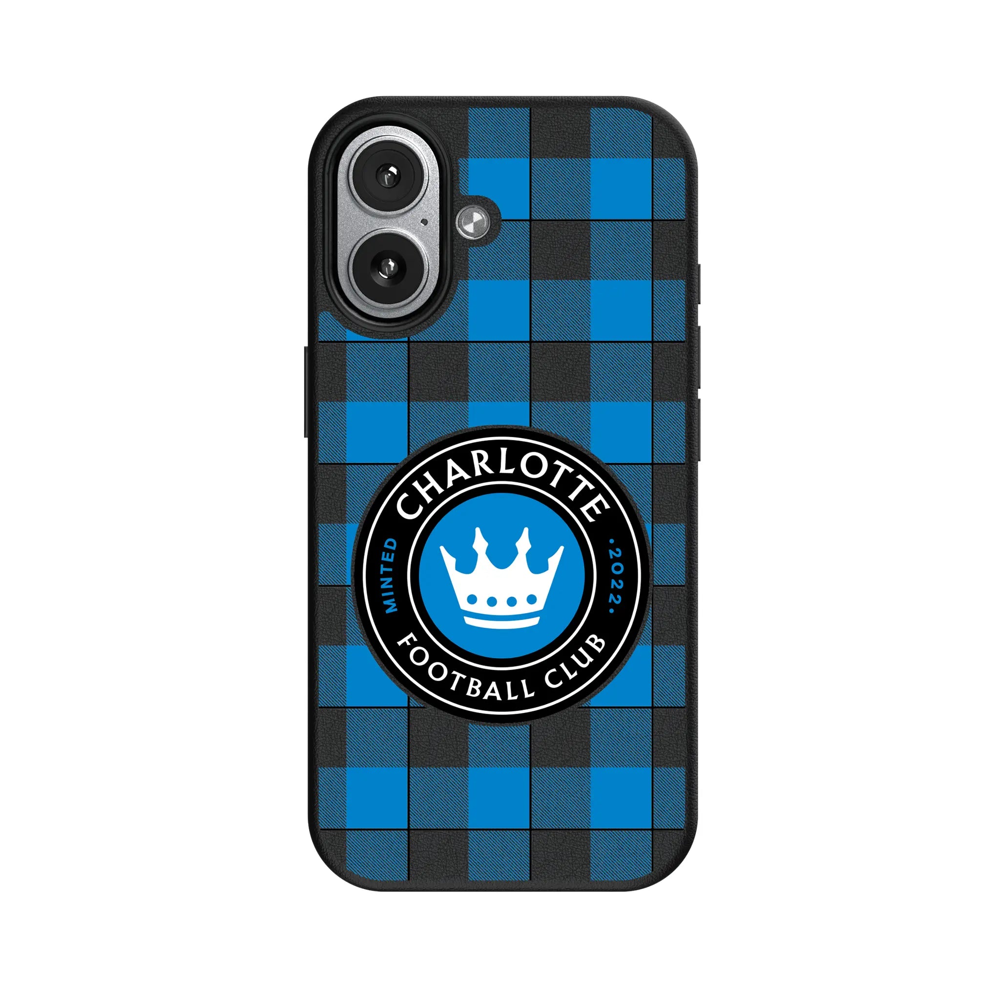 Charlotte FC Plaid iPhone MagSafe Compatible Phone Case for Apple iPhone#Device_iPhone 17