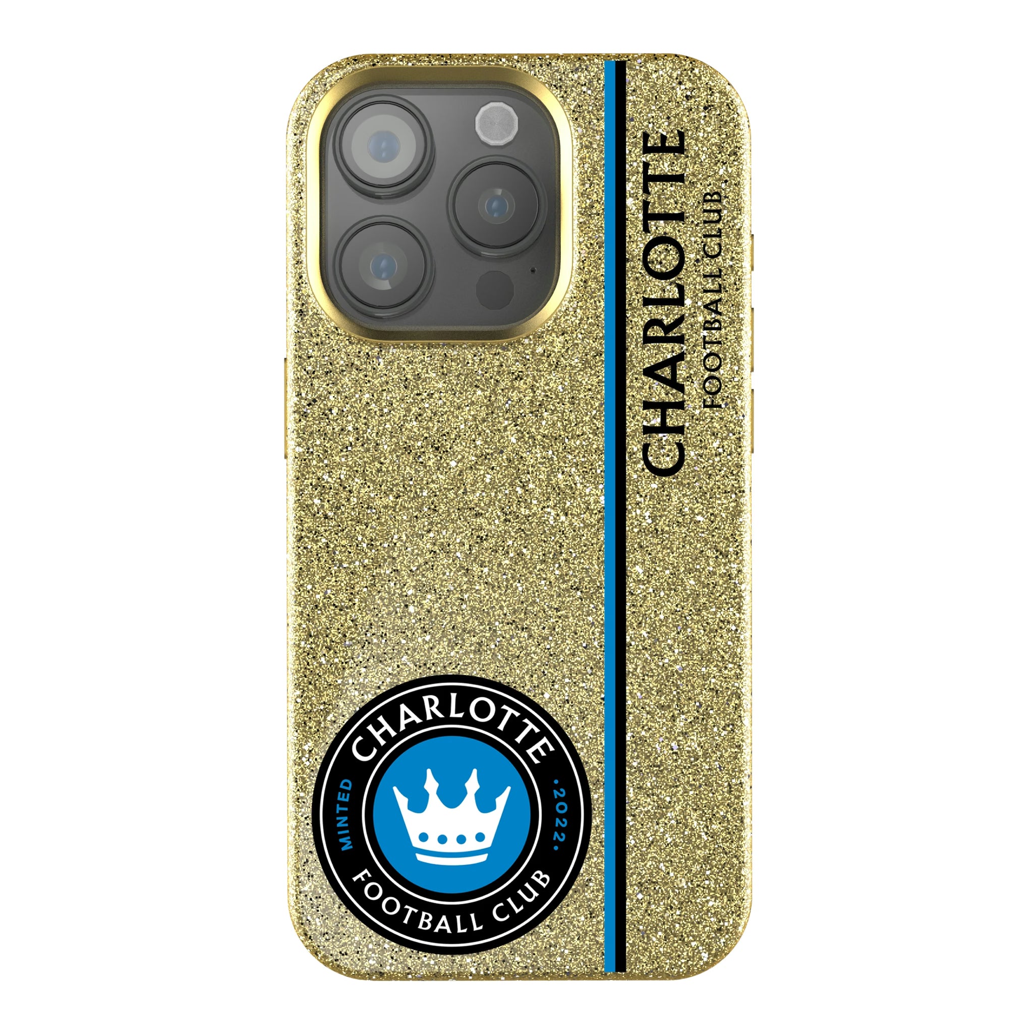 Charlotte FC Sidebar iPhone Bling Phone Case for Apple iPhone