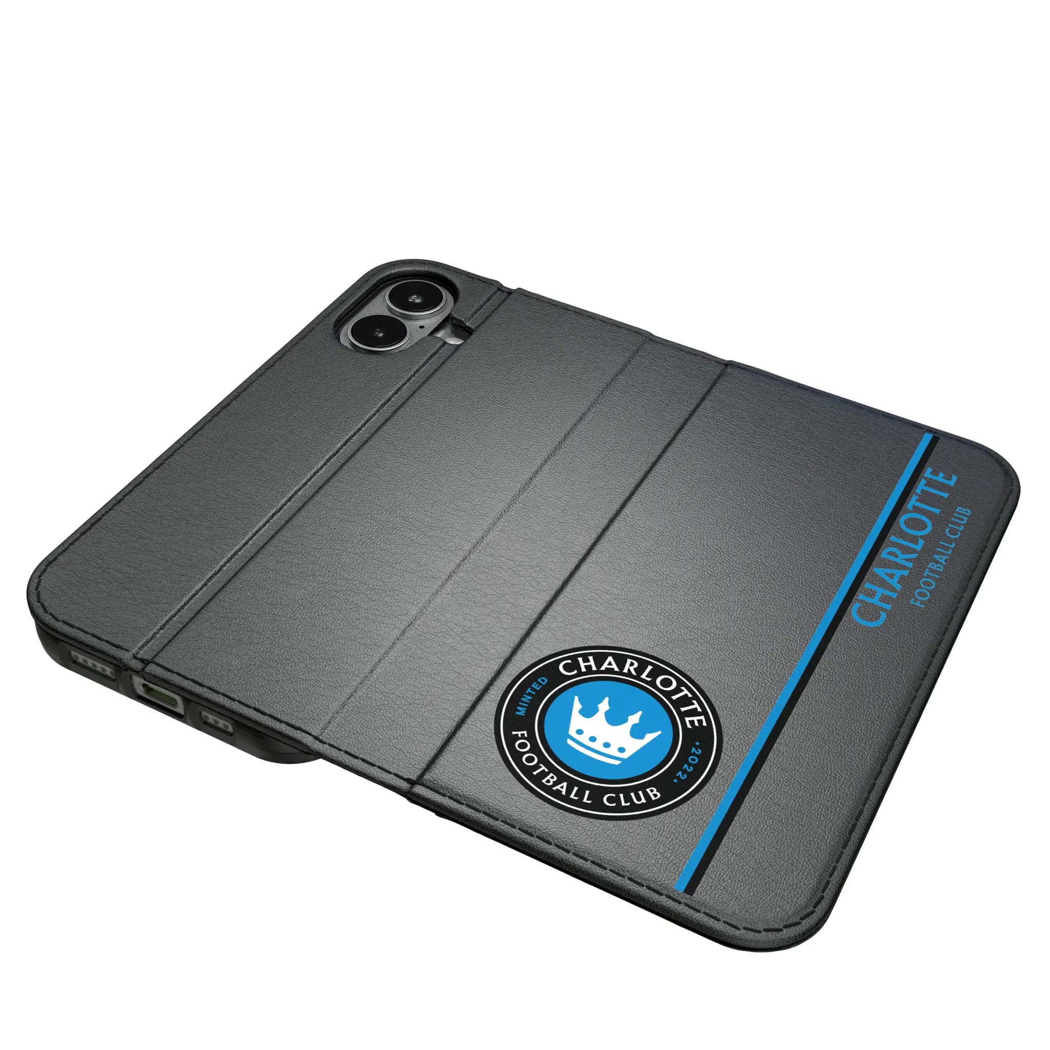 Charlotte FC Sidebar iPhone Folio Phone Case for Apple iPhone#Device_iPhone 17