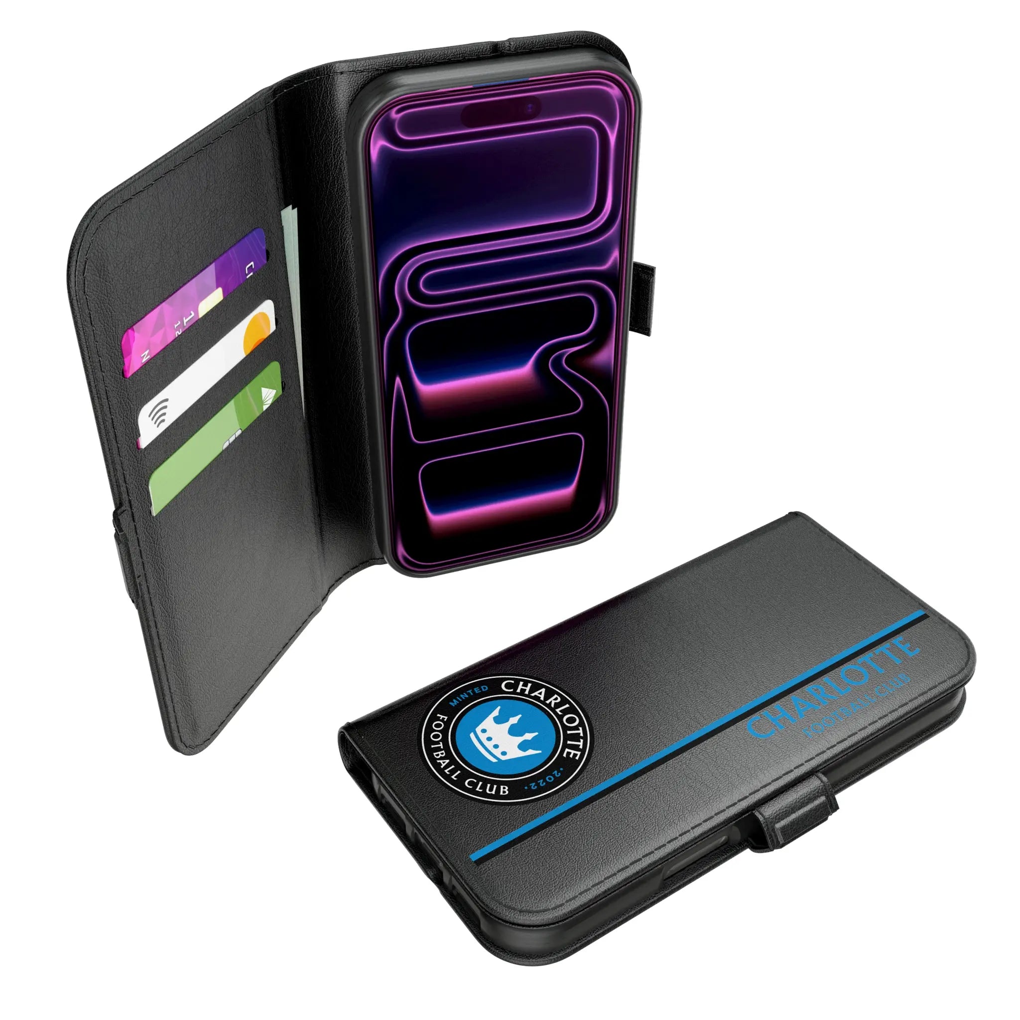 Charlotte FC Sidebar iPhone Folio Phone Case for Apple iPhone#Device_iPhone 17 Pro