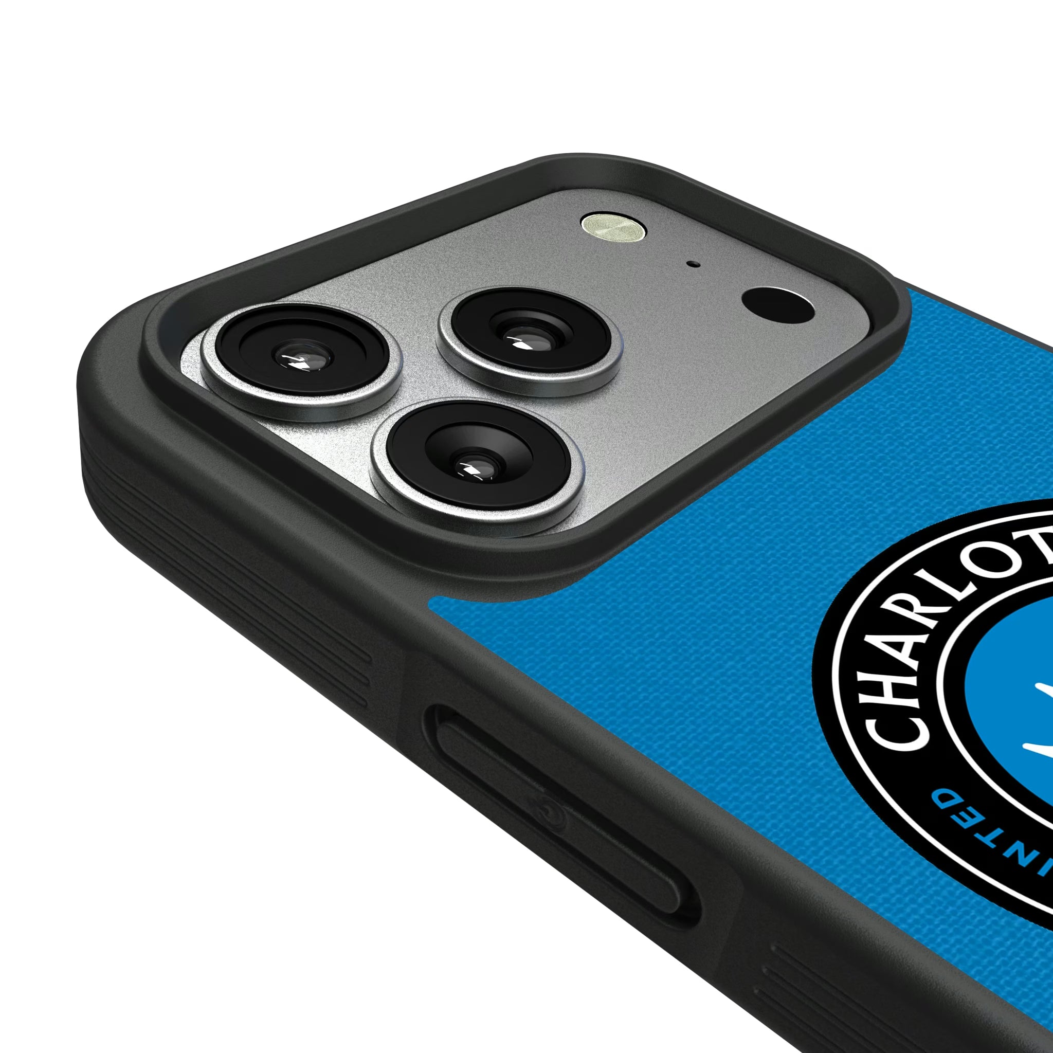 Charlotte FC Stripe iPhone Bump Phone Case for Apple iPhone - Detail#Device_iPhone 17 Pro