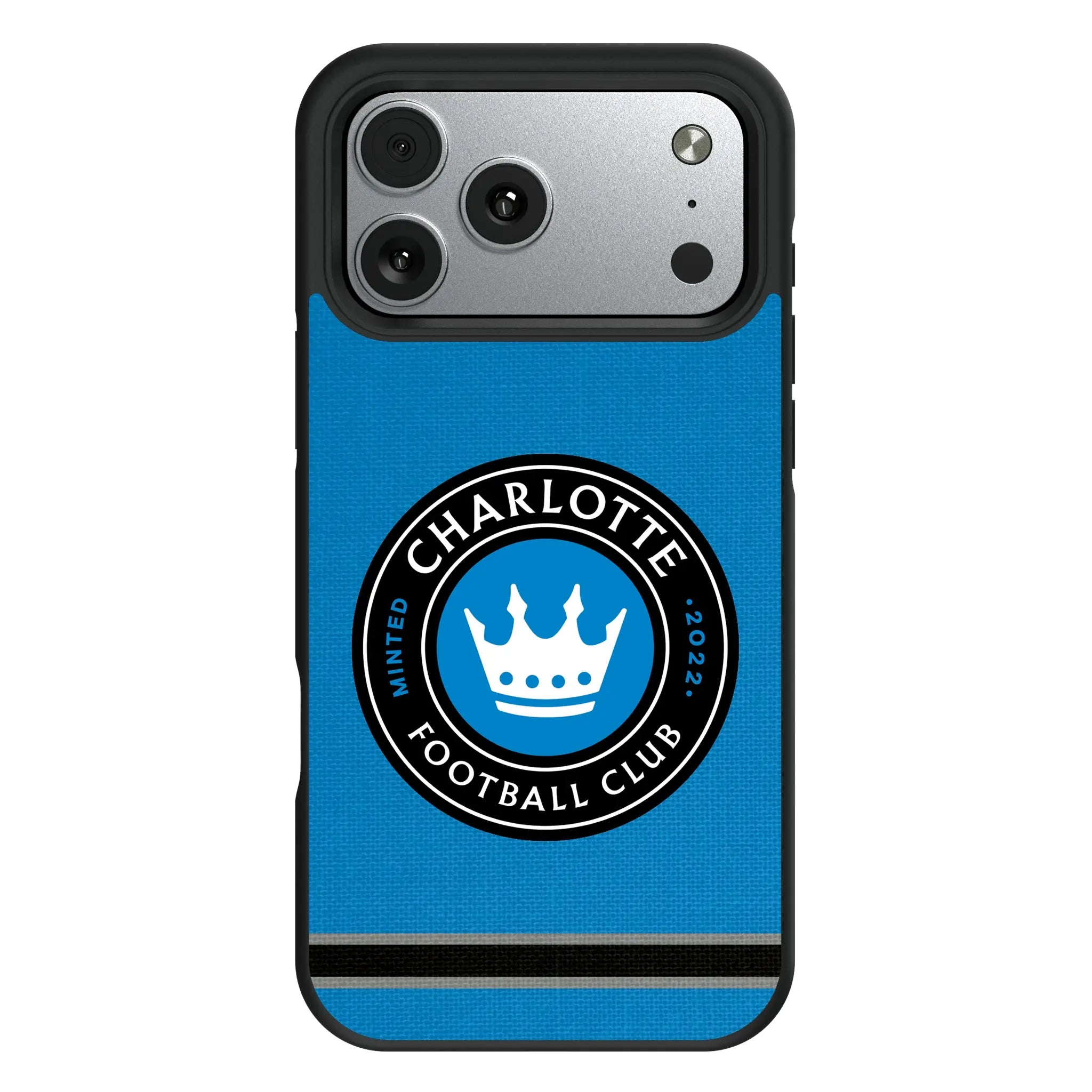 Charlotte FC Stripe iPhone Bump Phone Case for Apple iPhone#Device_iPhone 17 Pro Max