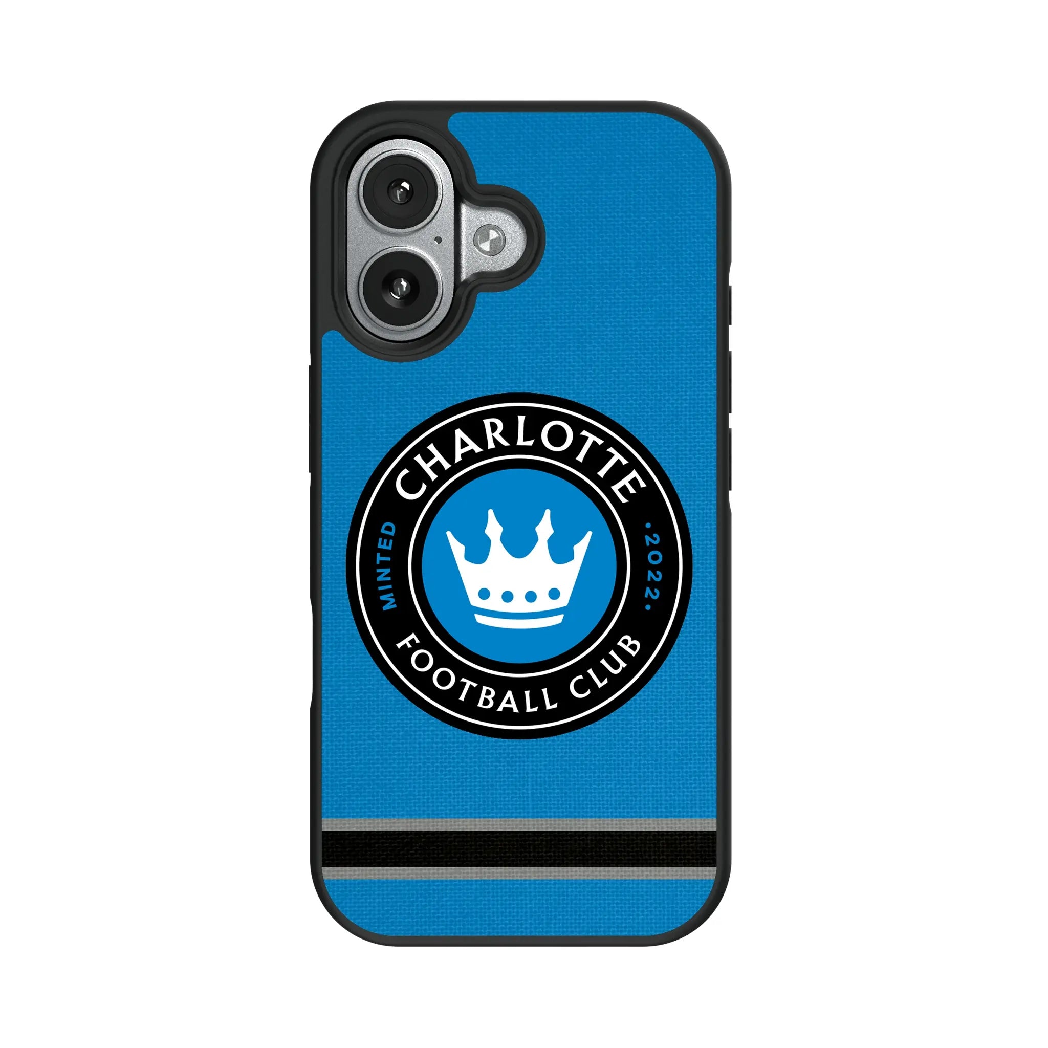Charlotte FC Stripe iPhone Bump Phone Case for Apple iPhone#Device_iPhone 17