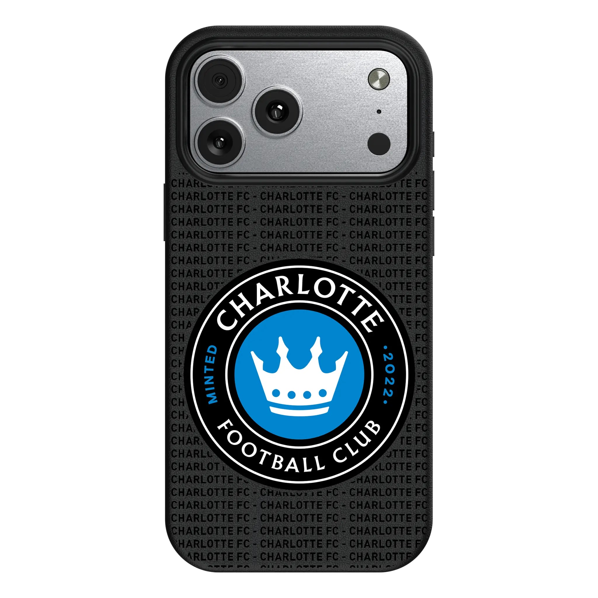 Charlotte FC Text Backdrop iPhone MagSafe Compatible Phone Case for Apple iPhone#Device_iPhone 17 Pro Max