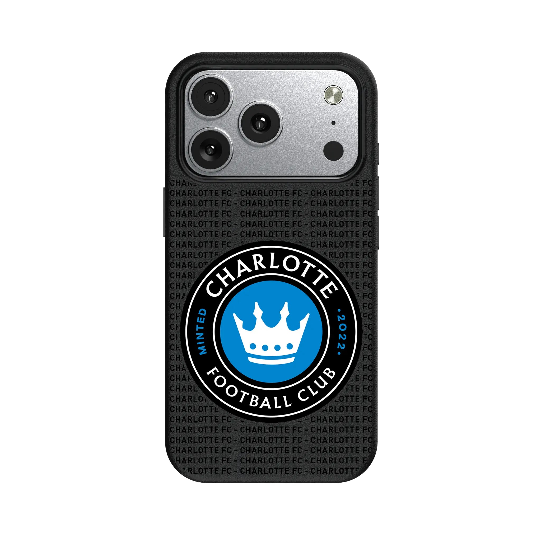 Charlotte FC Text Backdrop iPhone MagSafe Compatible Phone Case for Apple iPhone#Device_iPhone 17 Pro