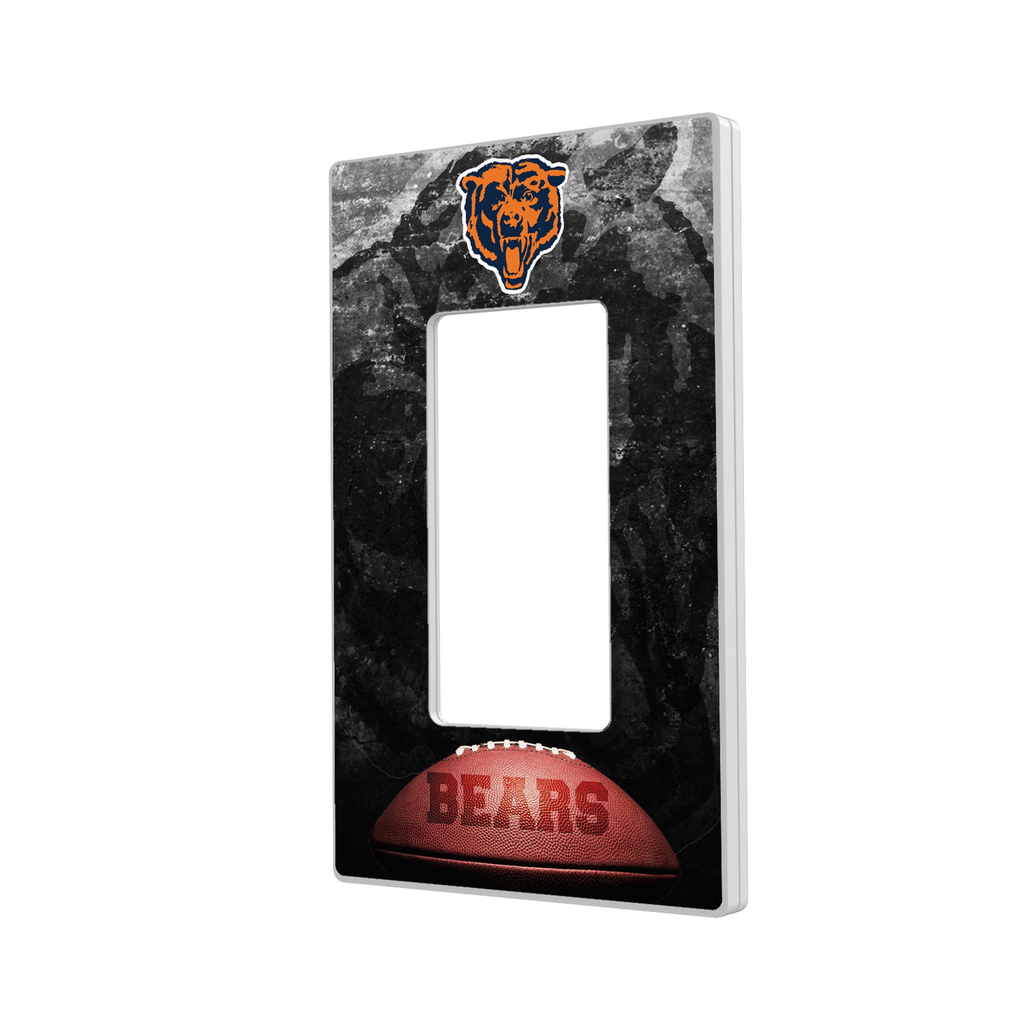 Chicago Bears 1946 Historic Collection Legendary Hidden-Screw Light Switch Plate#Style_Single Rocker