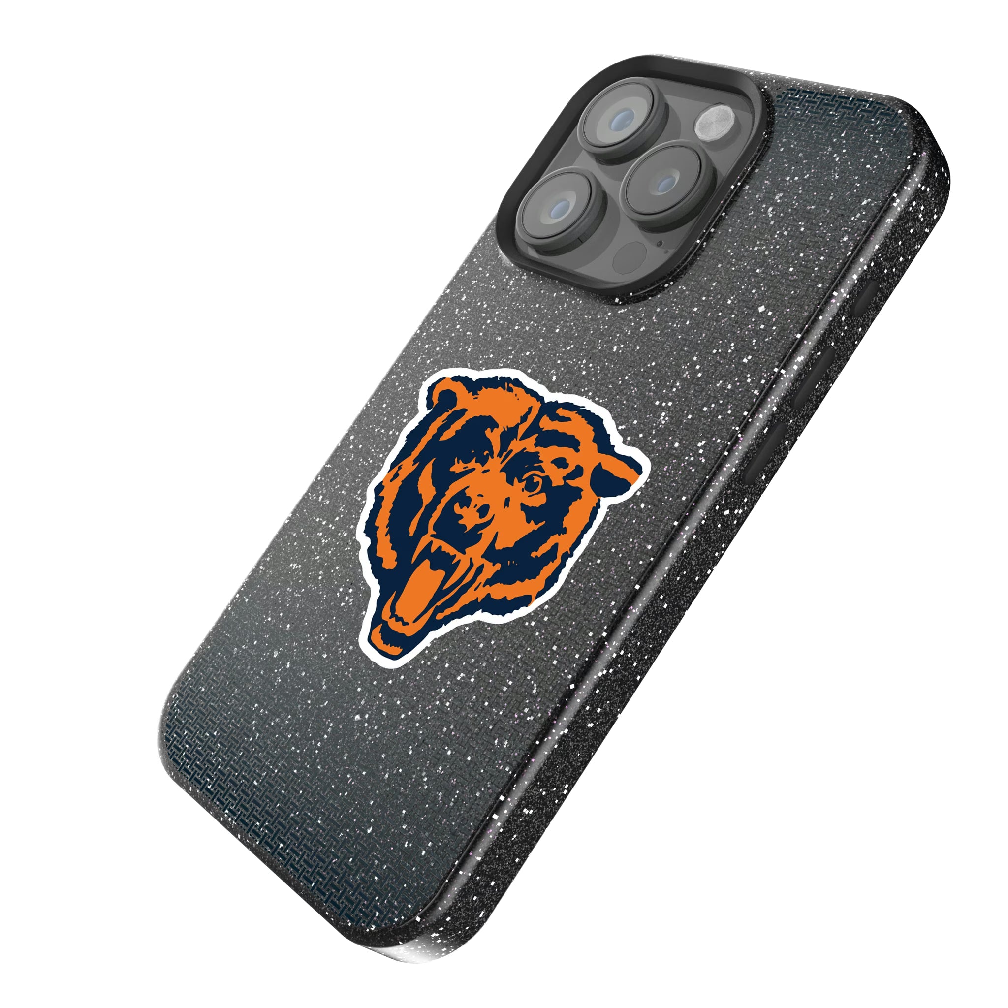Chicago Bears 1946 Historic Collection Linen iPhone Bling Phone Case for Apple iPhone - Isometric View