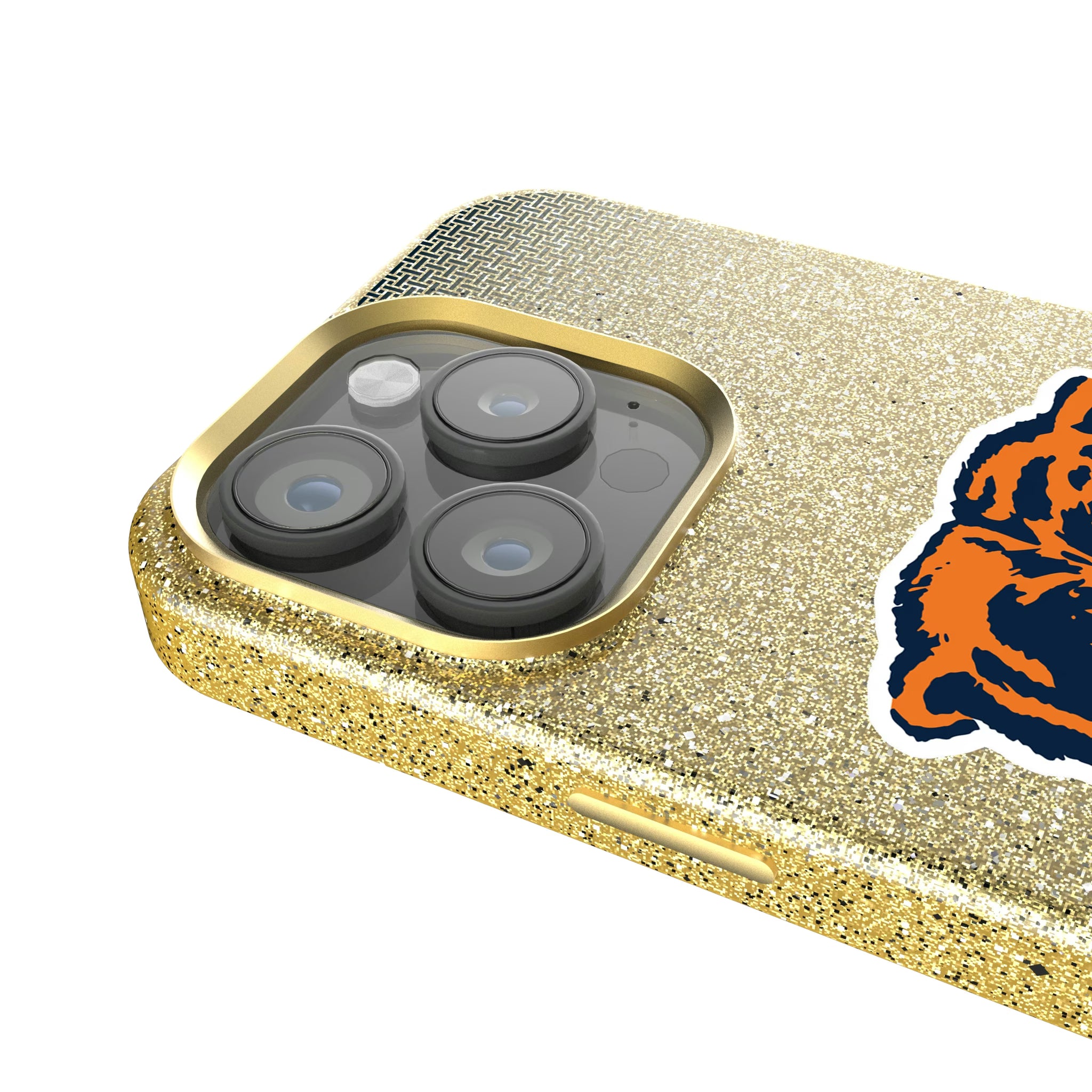 Chicago Bears 1946 Historic Collection Linen iPhone Bling Phone Case for Apple iPhone - Detail