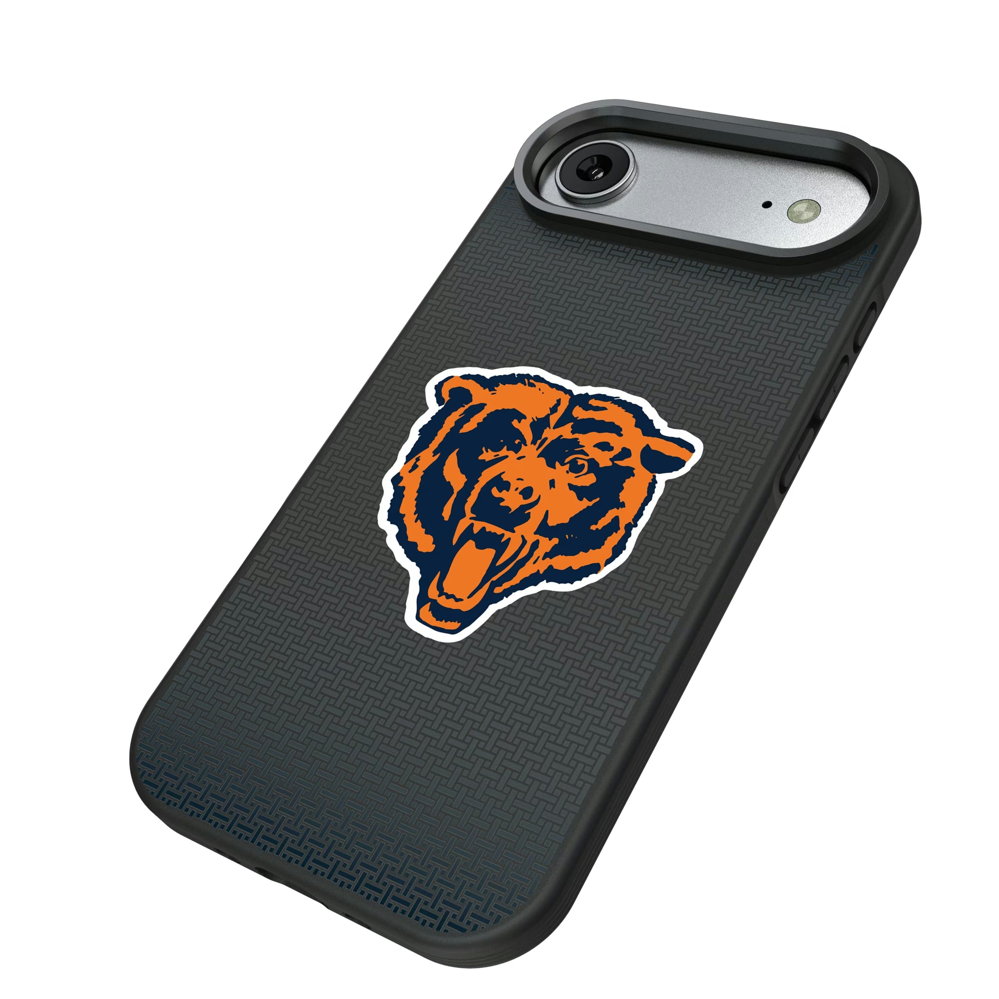 Chicago Bears 1946 Historic Collection Linen iPhone Bump Phone Case for Apple iPhone - Isometric View#Device_iPhone Air