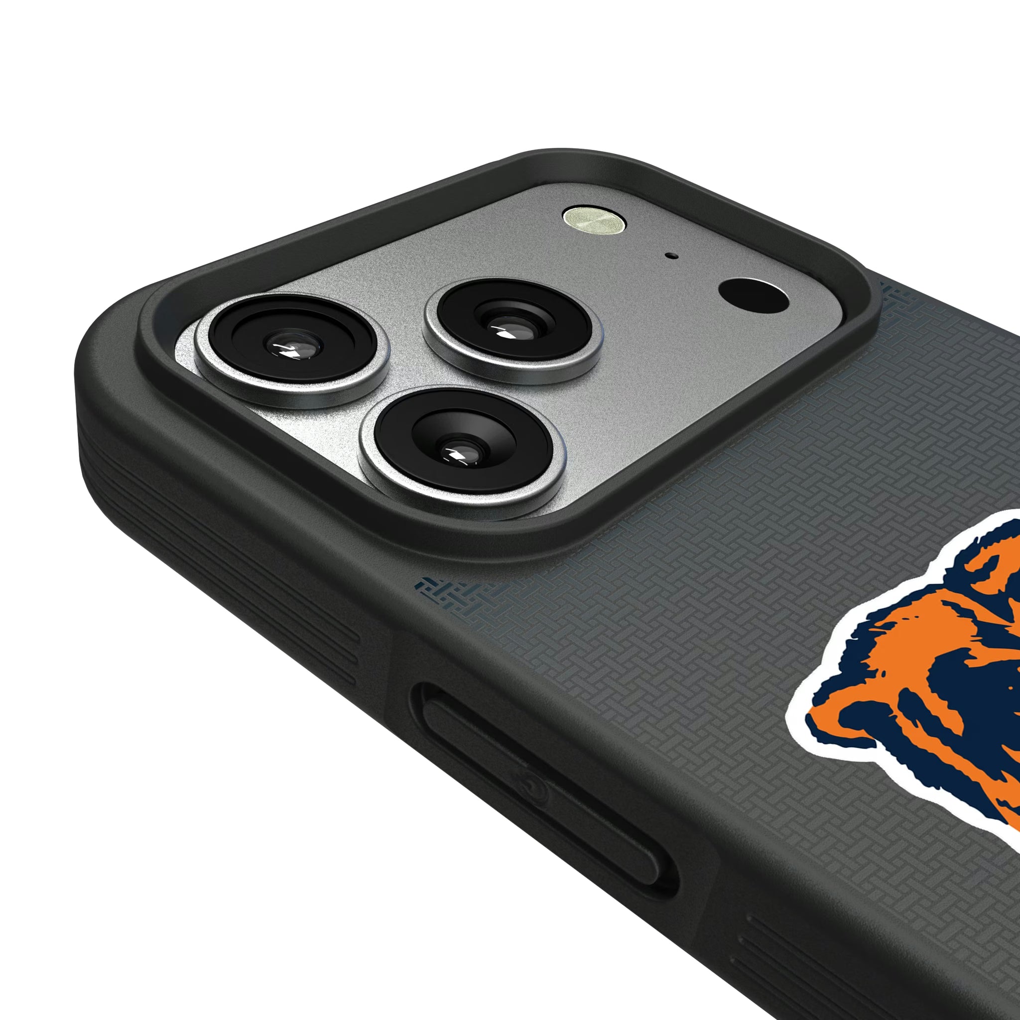 Chicago Bears 1946 Historic Collection Linen iPhone Bump Phone Case for Apple iPhone - Detail#Device_iPhone 17 Pro