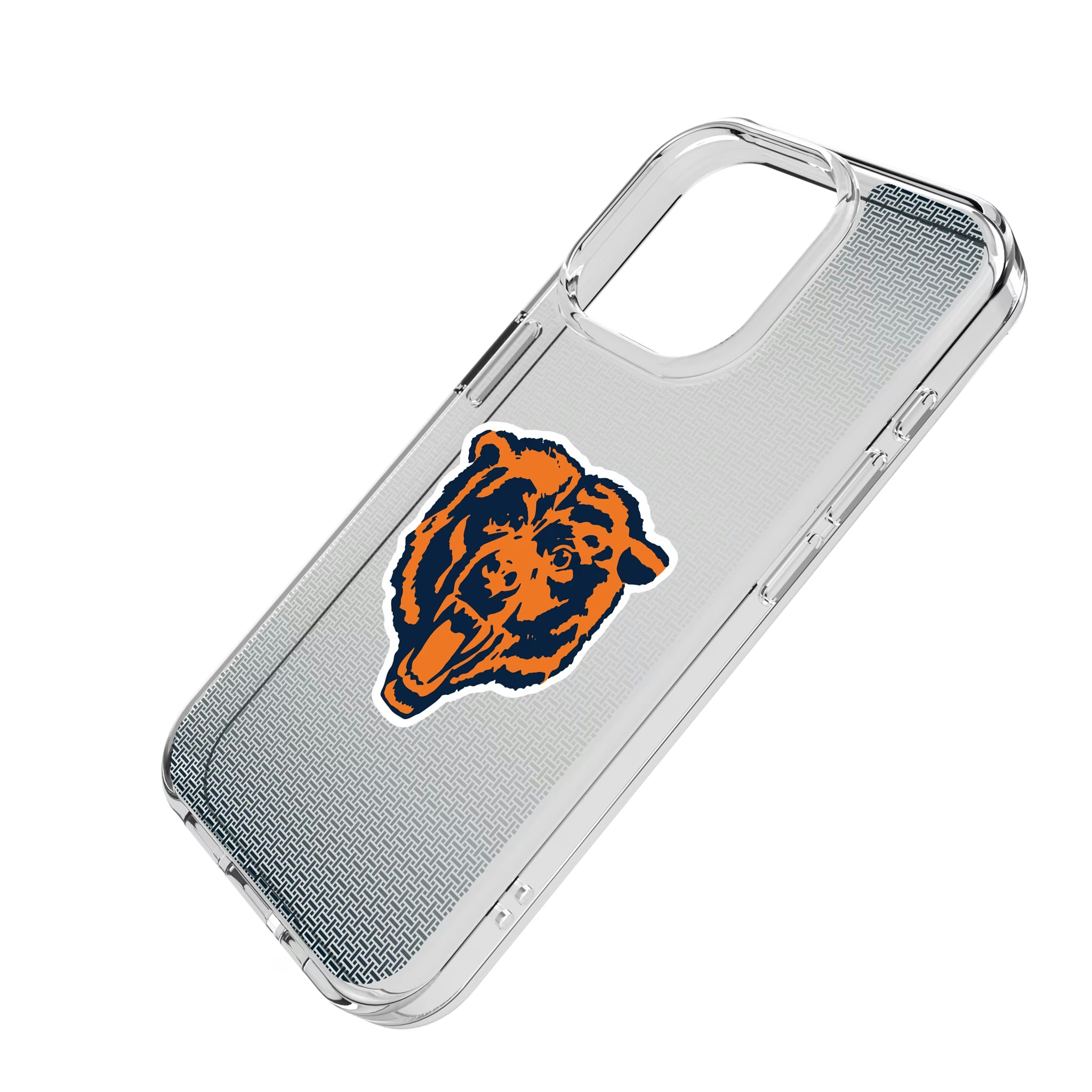 Chicago Bears 1946 Historic Collection Linen iPhone Clear Phone Case for Apple iPhone - Isometric View