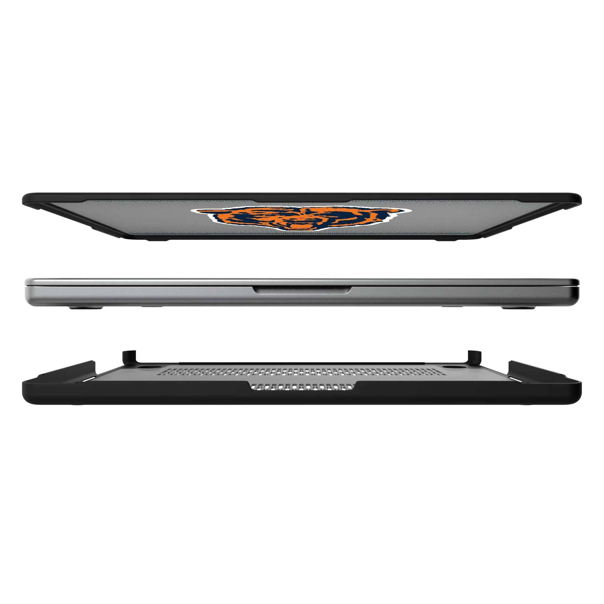 Chicago Bears 1946 Historic Collection Linen MacBook Laptop Case for Apple MacBook#Device_MacBook Pro (14-inch, 2021) / MacBook Pro (14-inch, 2023) / MacBook Pro (14-inch, 2024)