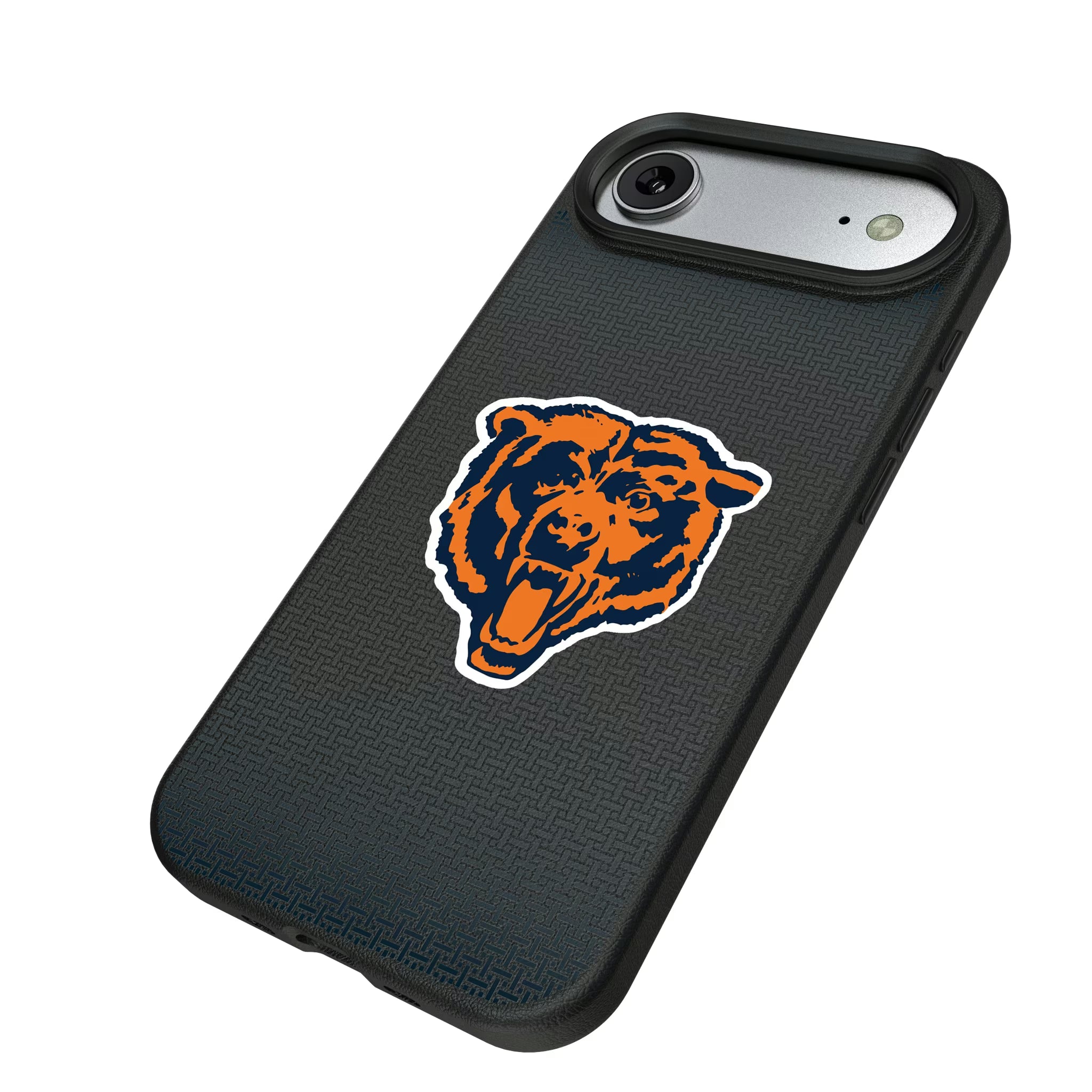 Chicago Bears 1946 Historic Collection Linen iPhone MagSafe Compatible Phone Case for Apple iPhone - Isometric View#Device_iPhone Air