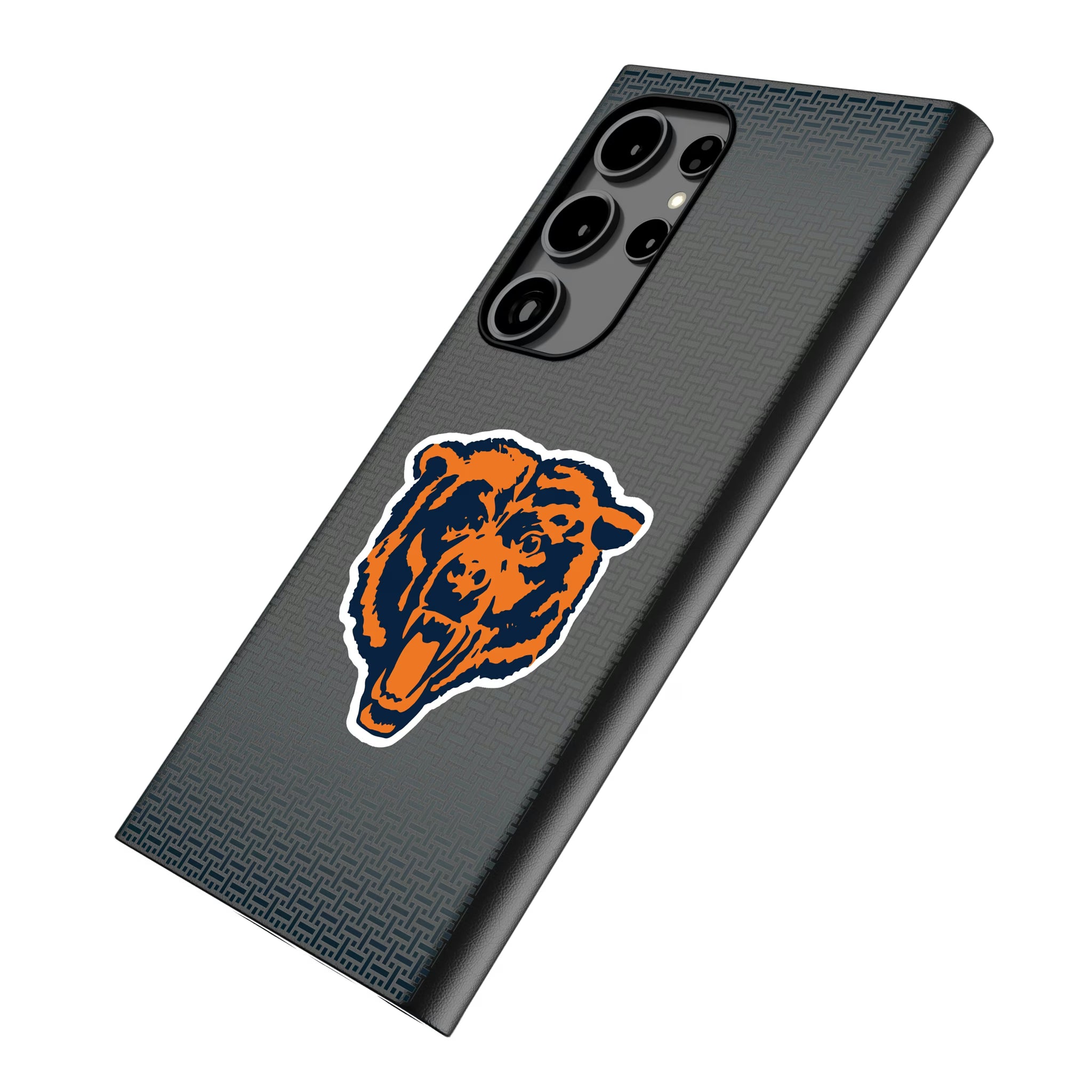 Chicago Bears 1946 Historic Collection Linen Galaxy MagSafe Compatible Phone Case for Samsung Galaxy - Isometric View