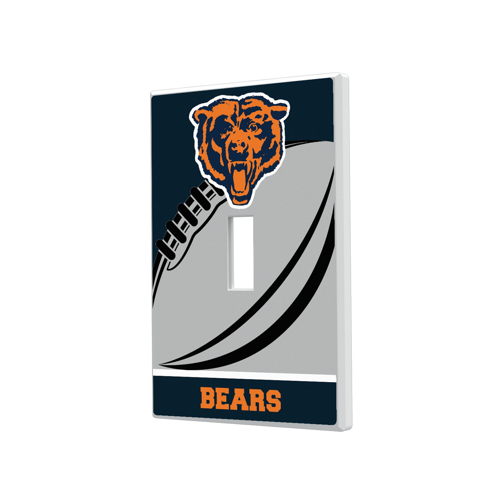 Chicago Bears 1946 Historic Collection Passtime Hidden-Screw Light Switch Plate#Style_Single Toggle
