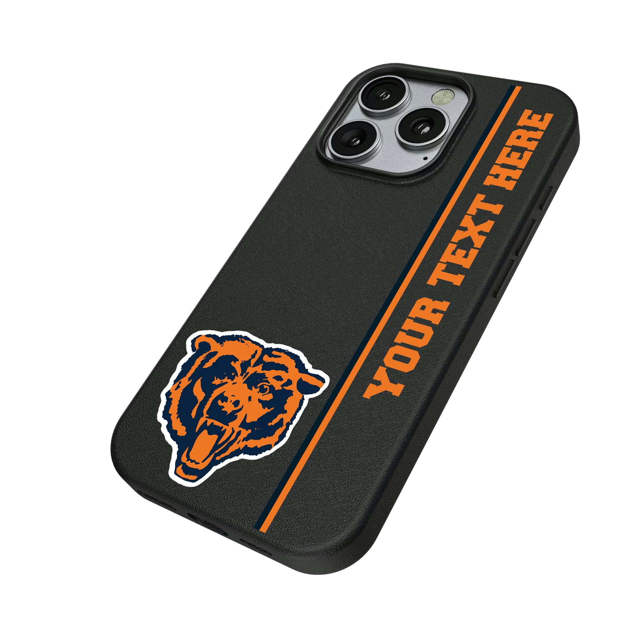Chicago Bears 1946 Historic Collection Personalized Sidebard iPhone MagSafe Compatible Phone Case for Apple iPhone - Isometric View
