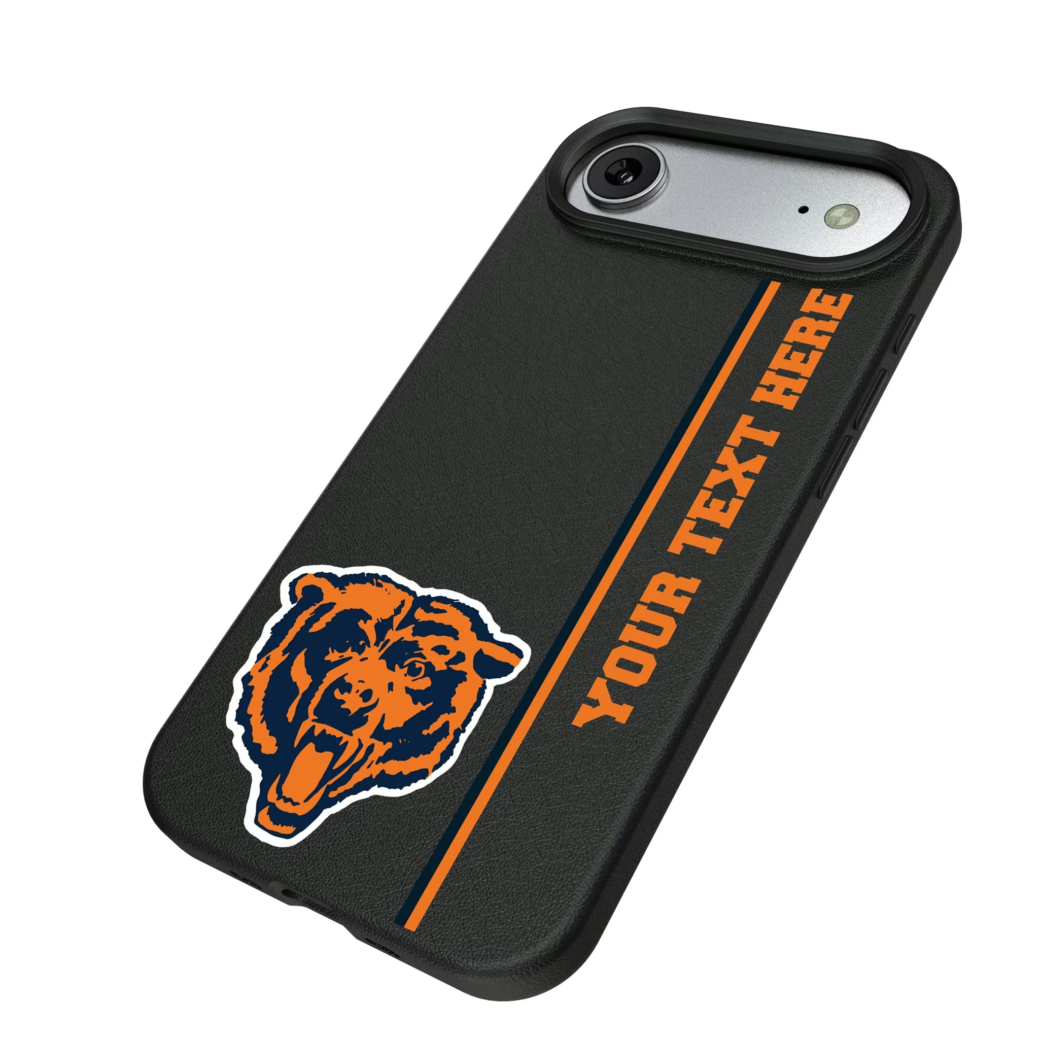 Chicago Bears 1946 Historic Collection Personalized Sidebard iPhone MagSafe Compatible Phone Case for Apple iPhone - Isometric View#Device_iPhone Air