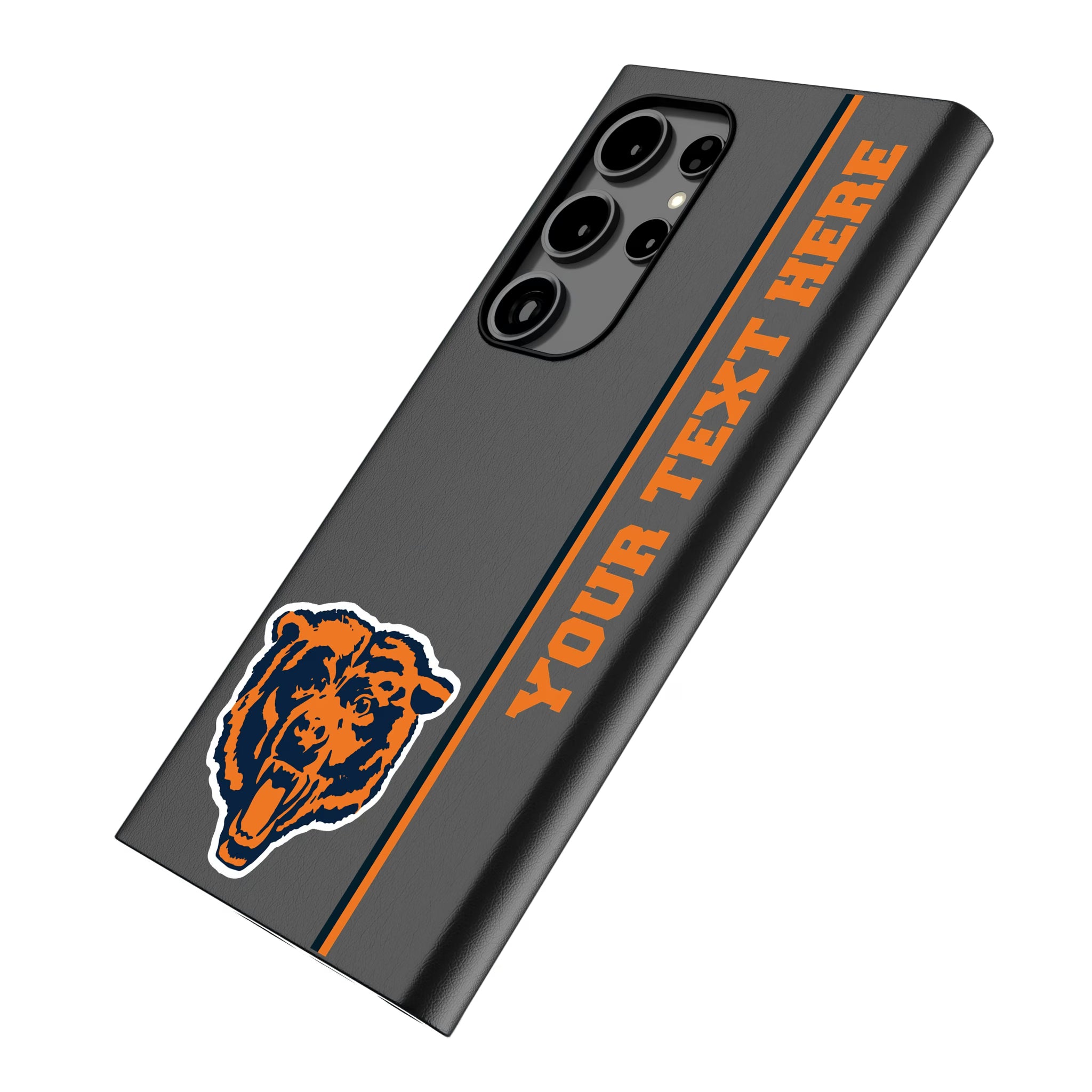 Chicago Bears 1946 Historic Collection Personalized Sidebard Galaxy MagSafe Compatible Phone Case for Samsung Galaxy - Isometric View
