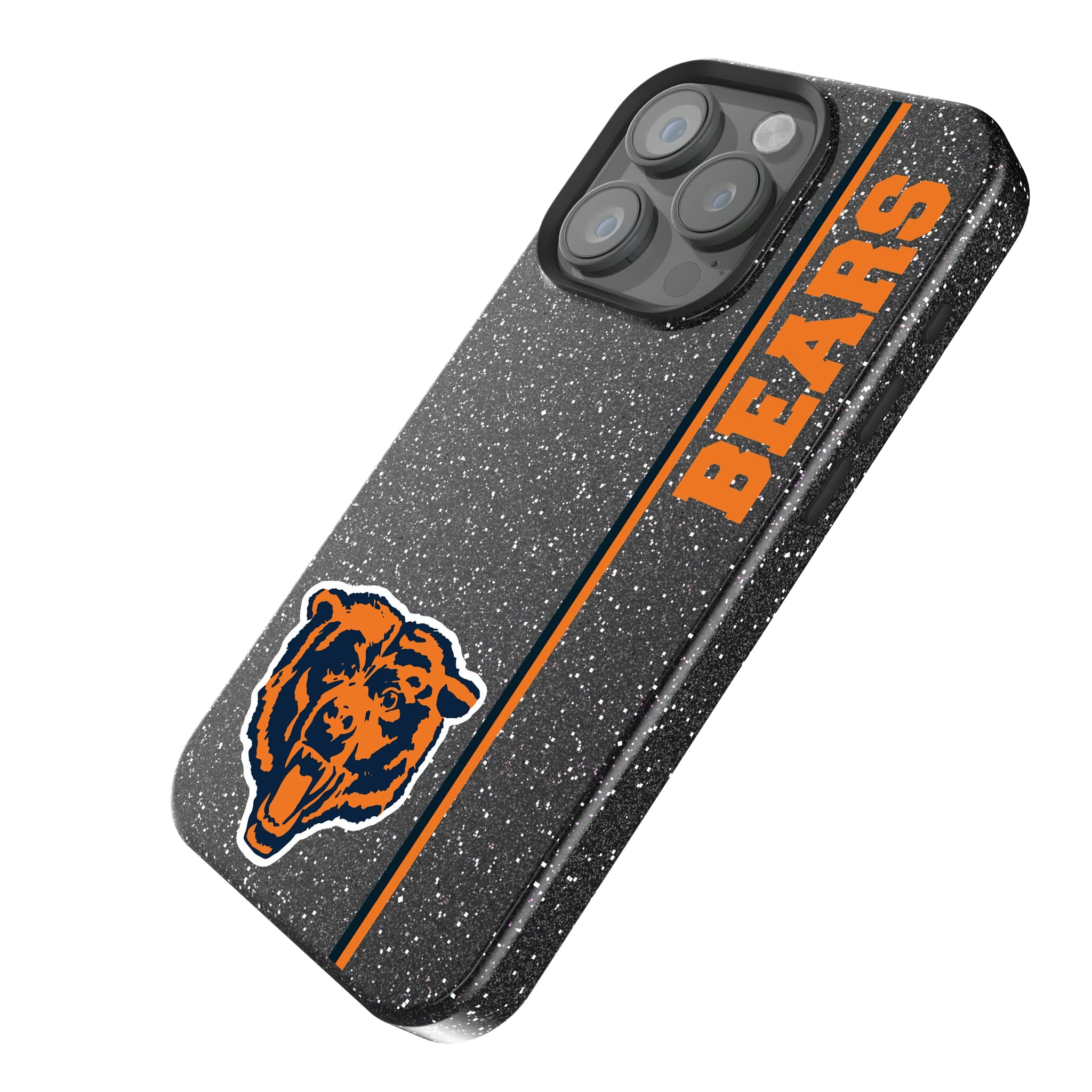 Chicago Bears 1946 Historic Collection Sidebar iPhone Bling Phone Case for Apple iPhone - Isometric View