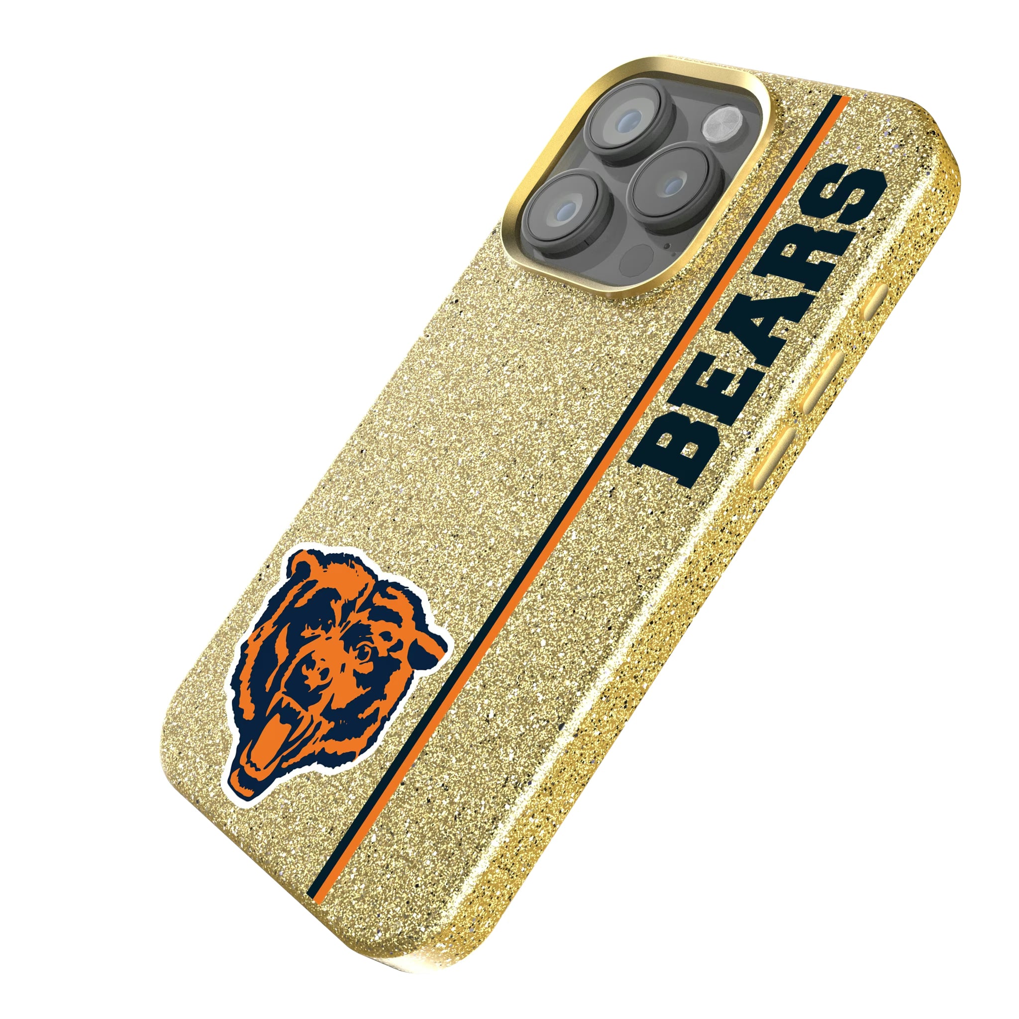 Chicago Bears 1946 Historic Collection Sidebar iPhone Bling Phone Case for Apple iPhone - Isometric View
