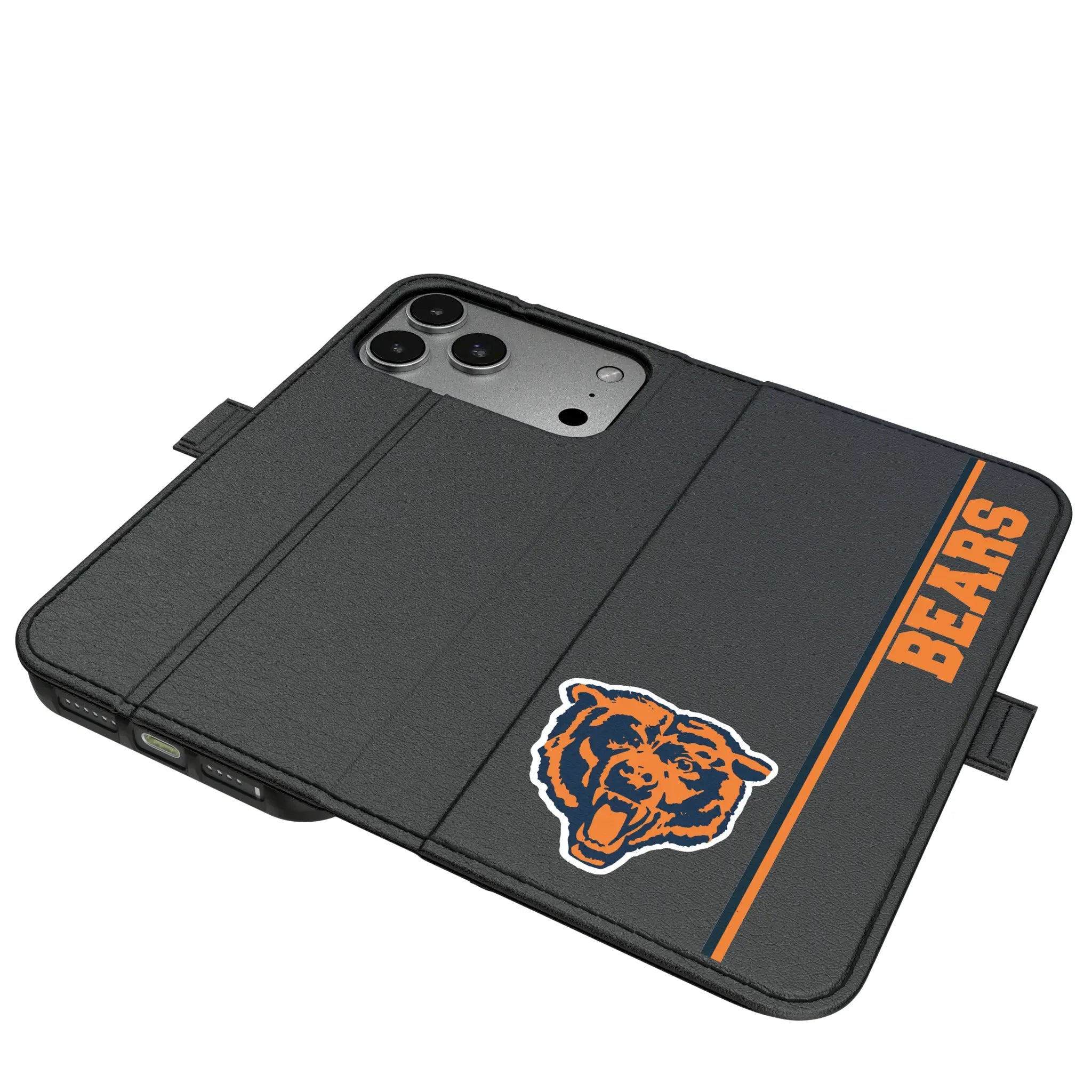 Chicago Bears 1946 Historic Collection Sidebar iPhone Folio Phone Case for Apple iPhone#Device_iPhone 17 Pro Max