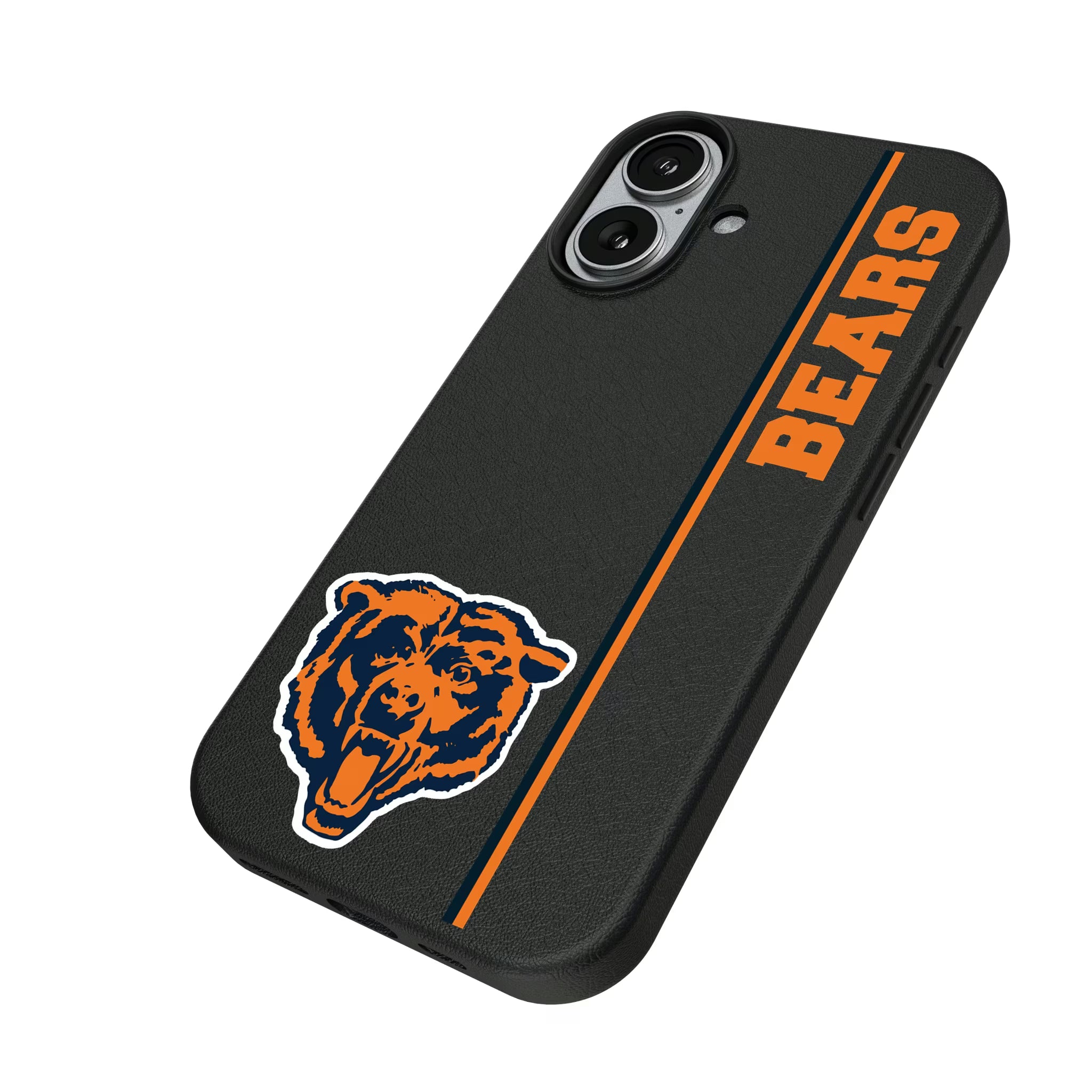 Chicago Bears 1946 Historic Collection Sidebar iPhone MagSafe Compatible Phone Case for Apple iPhone - Isometric View#Device_iPhone 17