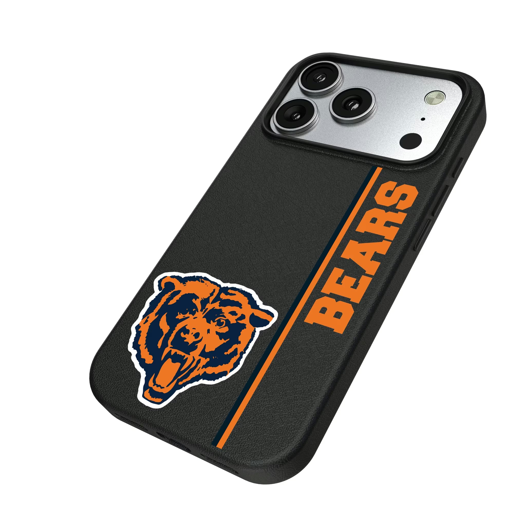Chicago Bears 1946 Historic Collection Sidebar iPhone MagSafe Compatible Phone Case for Apple iPhone - Isometric View#Device_iPhone 17 Pro