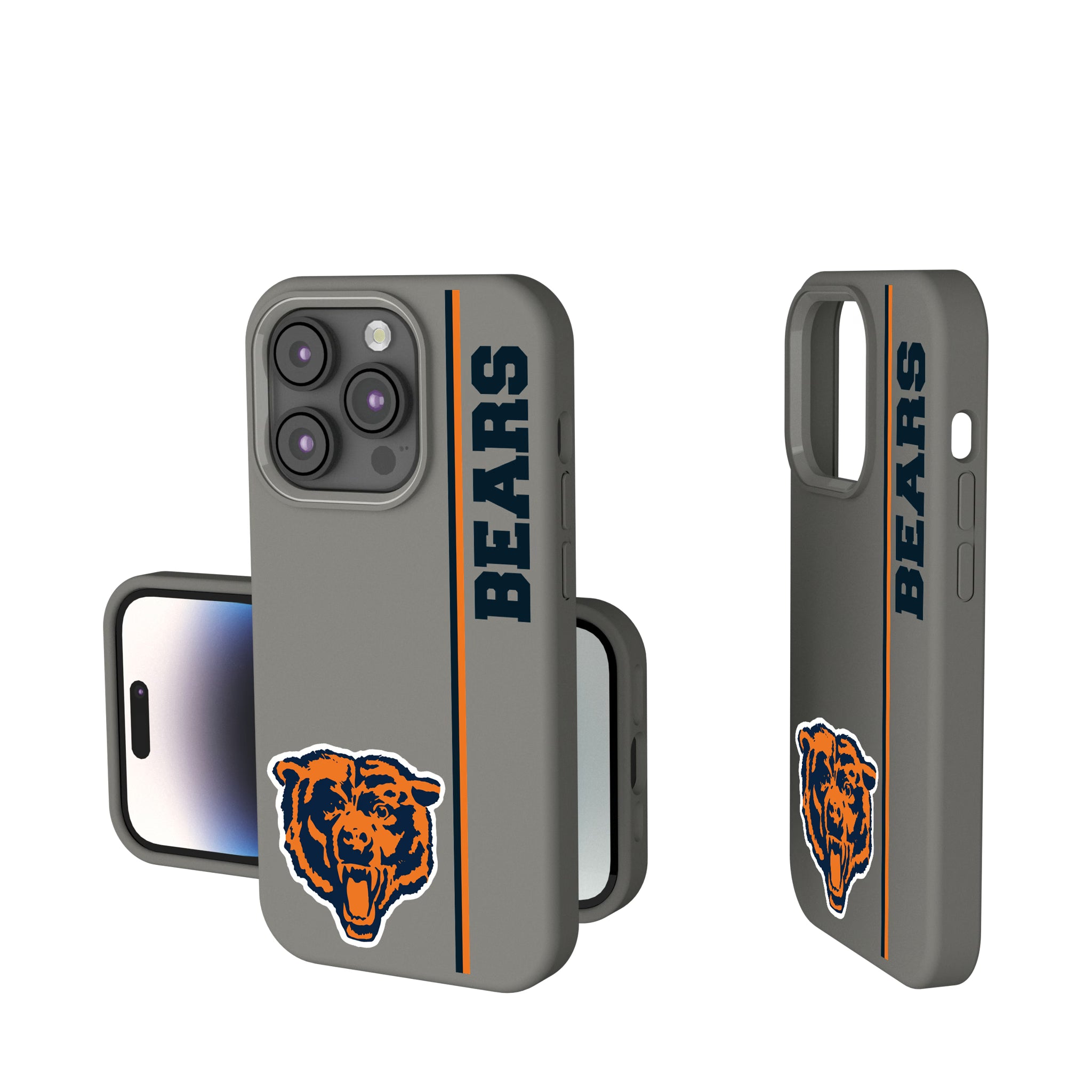 Chicago Bears 1946 Historic Collection Sidebar iPhone Soft Touch Phone Case for Apple iPhone