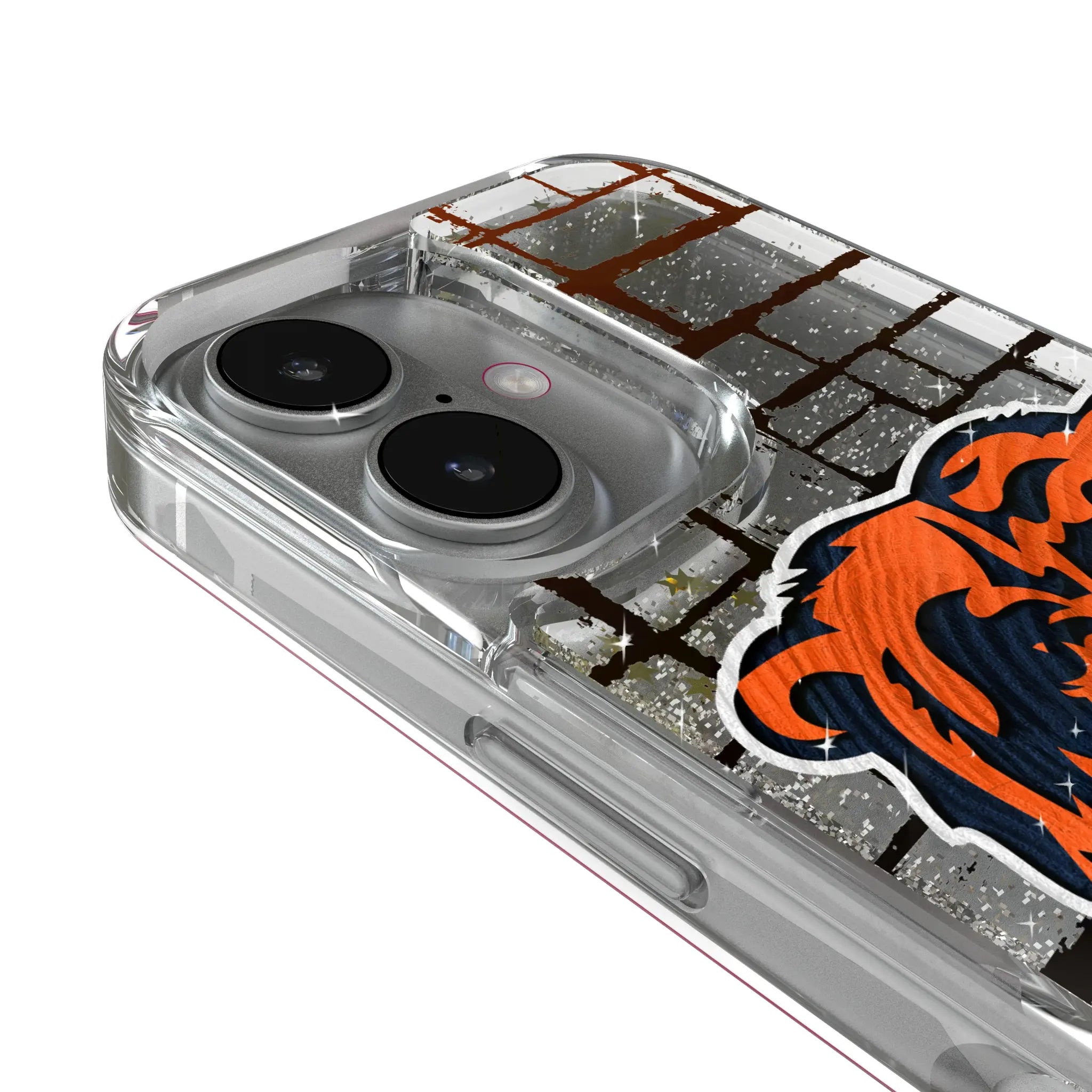 Chicago Bears Brick iPhone Glitter Phone Case for Apple iPhone - Detail