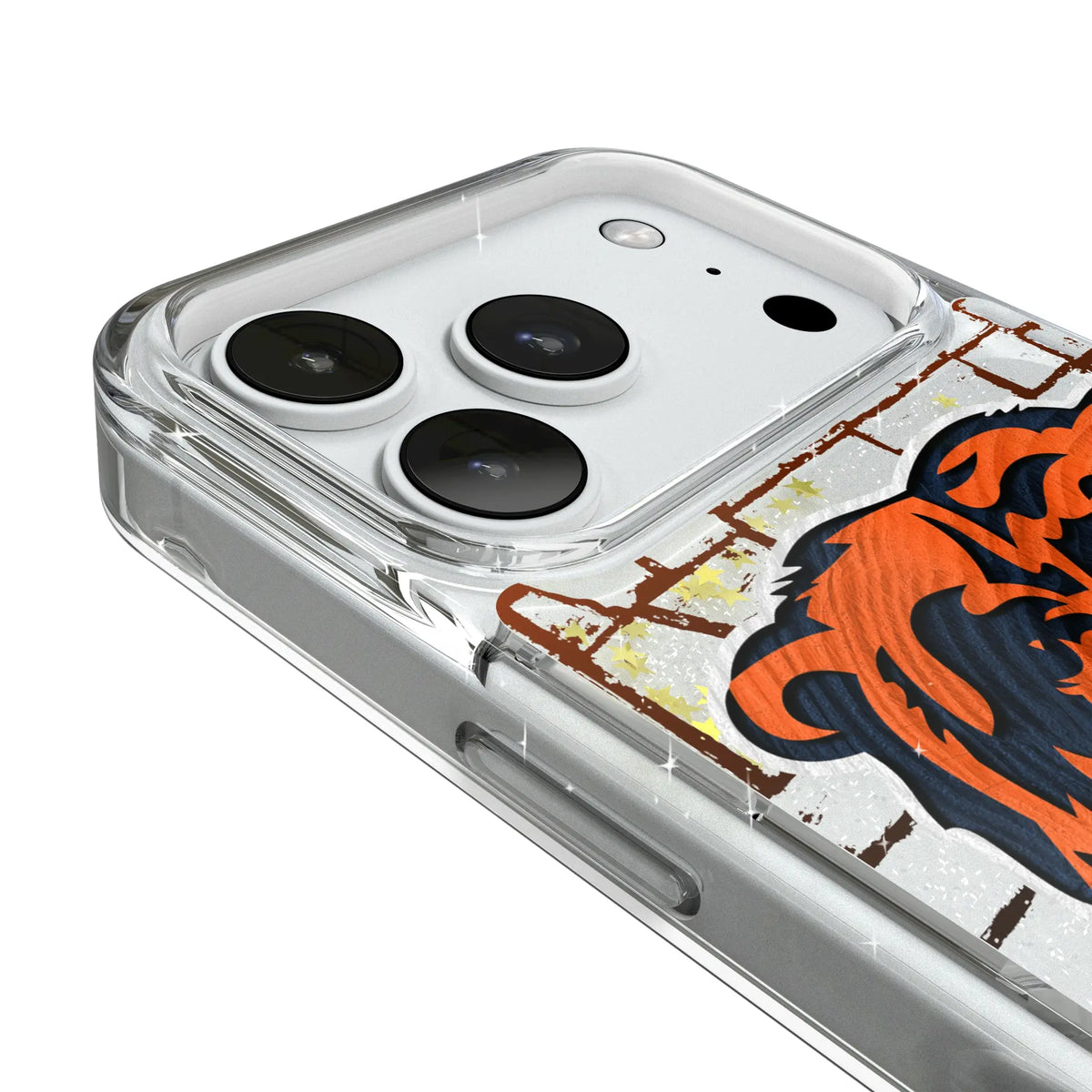 Chicago Bears Brick iPhone Glitter Phone Case for Apple iPhone - Detail#Device_iPhone 18 Pro