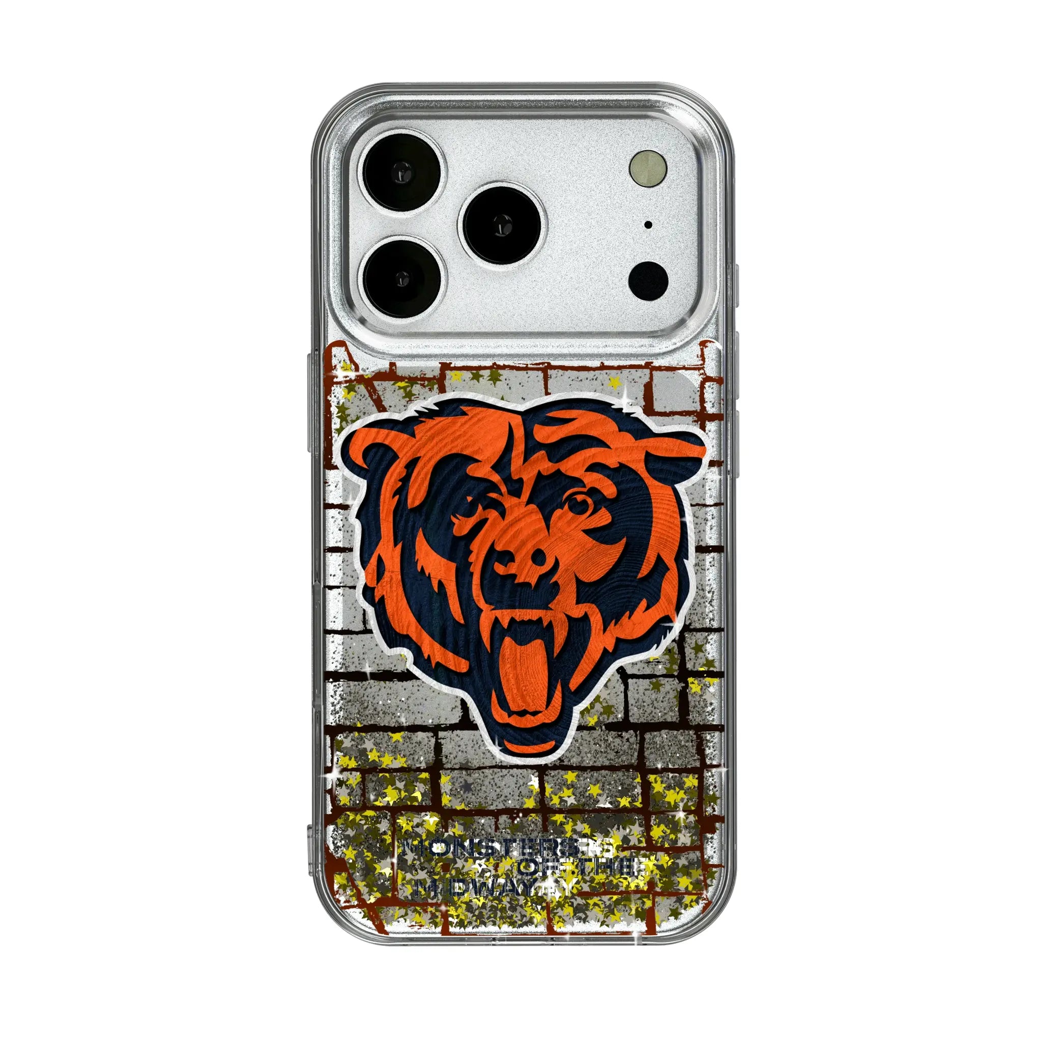 Chicago Bears Brick iPhone Glitter Phone Case for Apple iPhone
