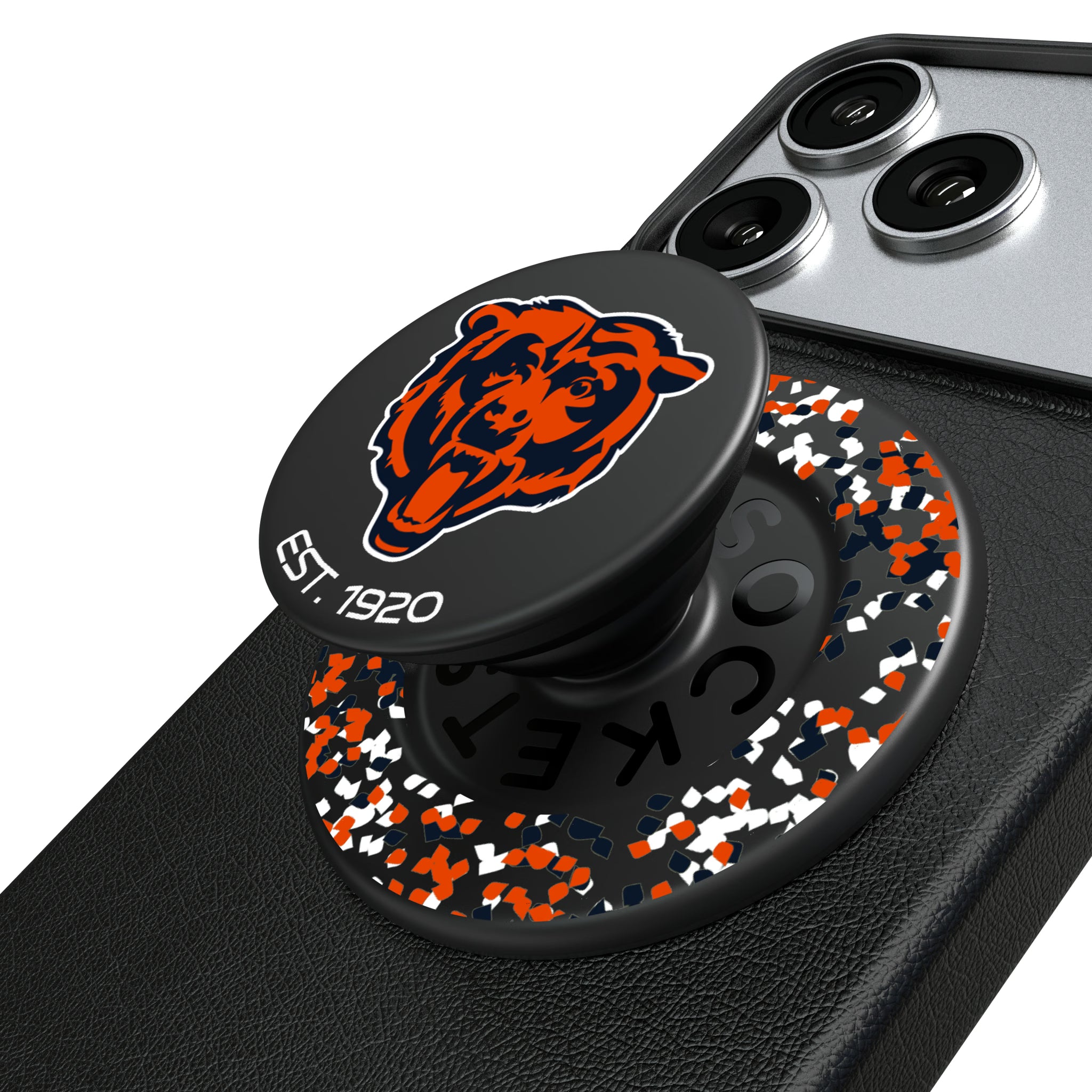 Chicago Bears Confetti Popsockets Round Magnetic