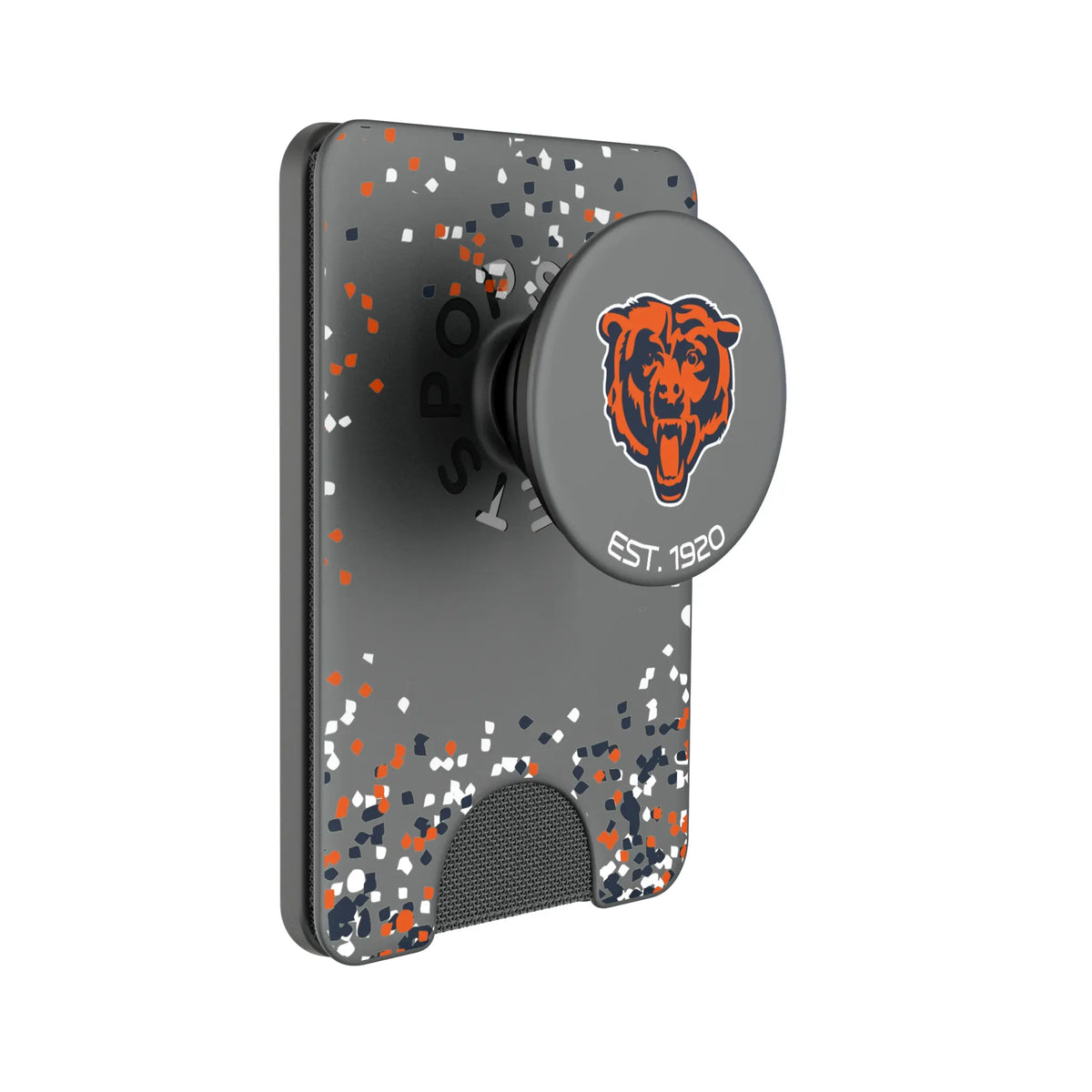 Chicago Bears Confetti Popsockets Wallet Magnetic