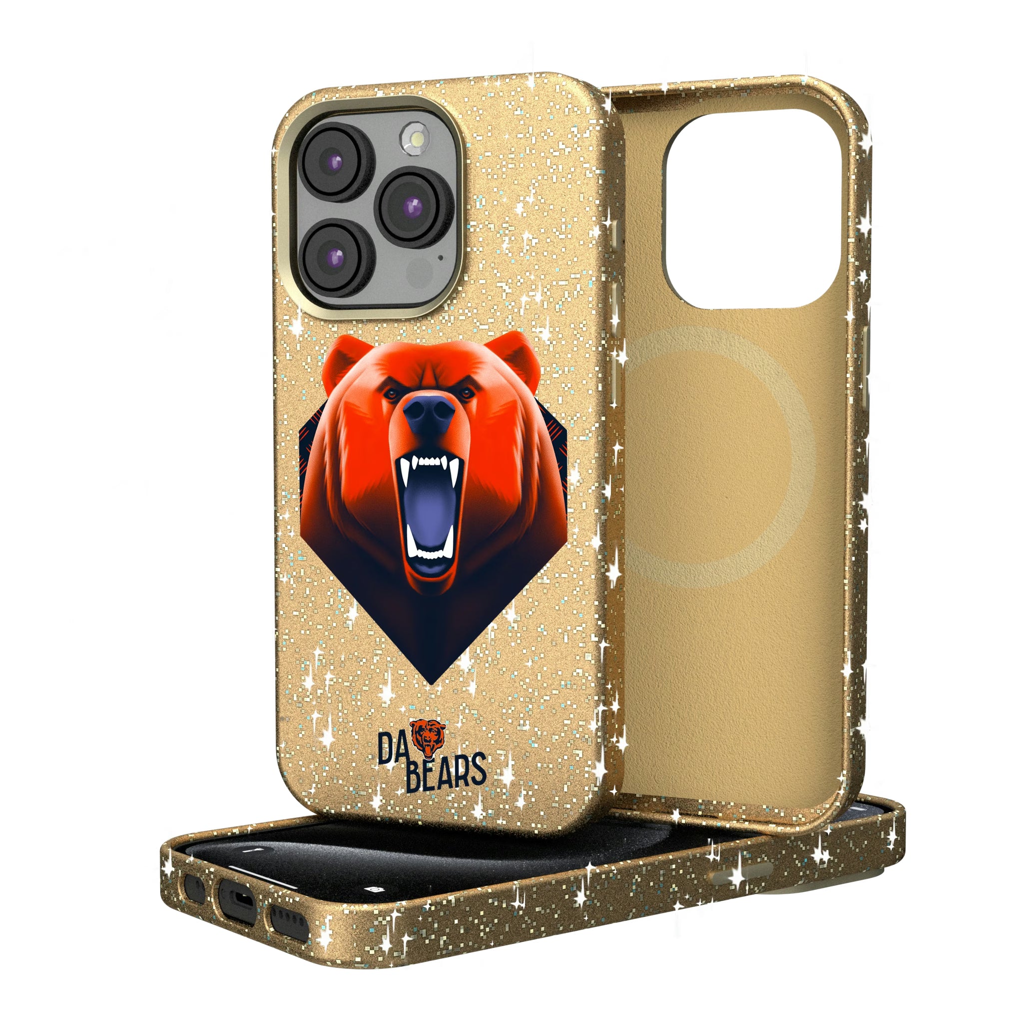 Chicago Bears Deco iPhone Bling Phone Case for Apple iPhone