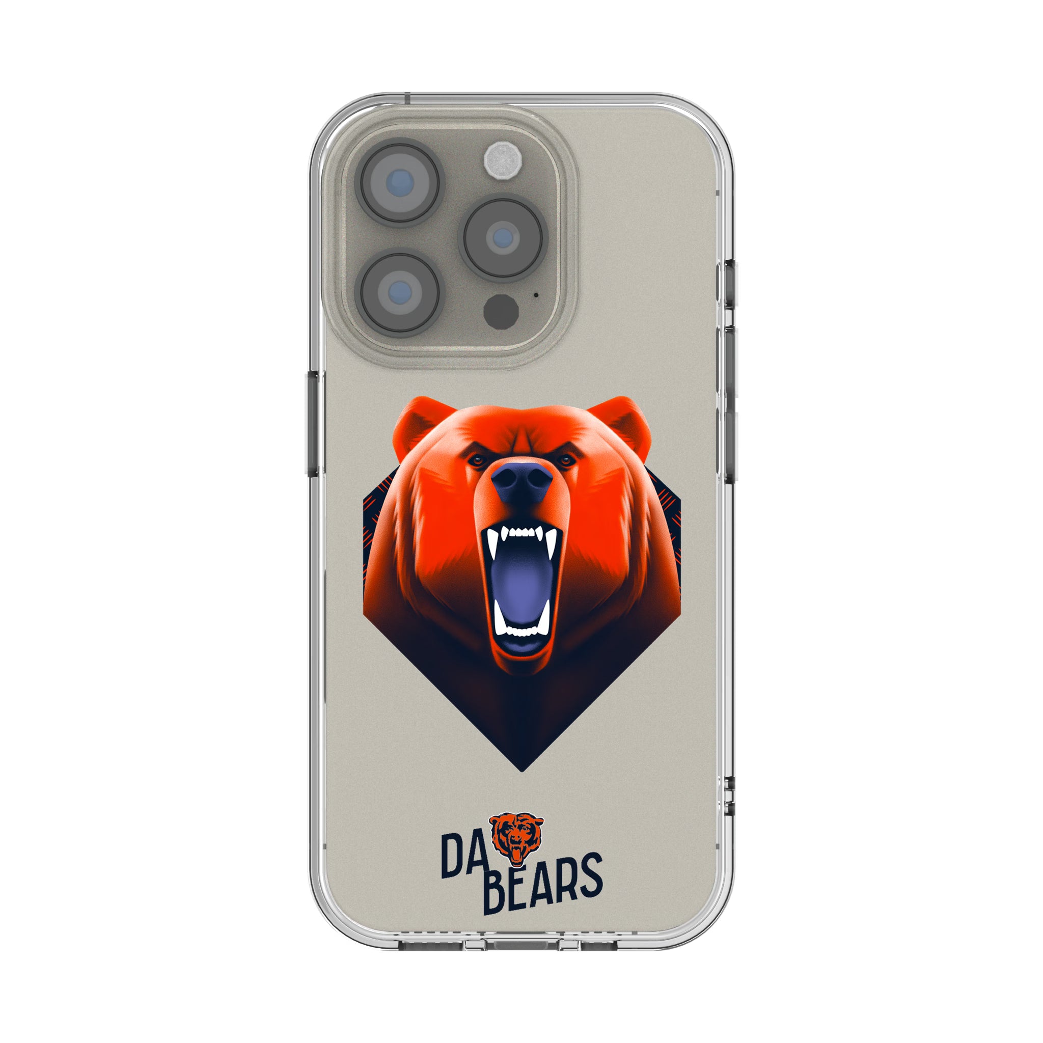 Chicago Bears Deco iPhone Clear Phone Case for Apple iPhone