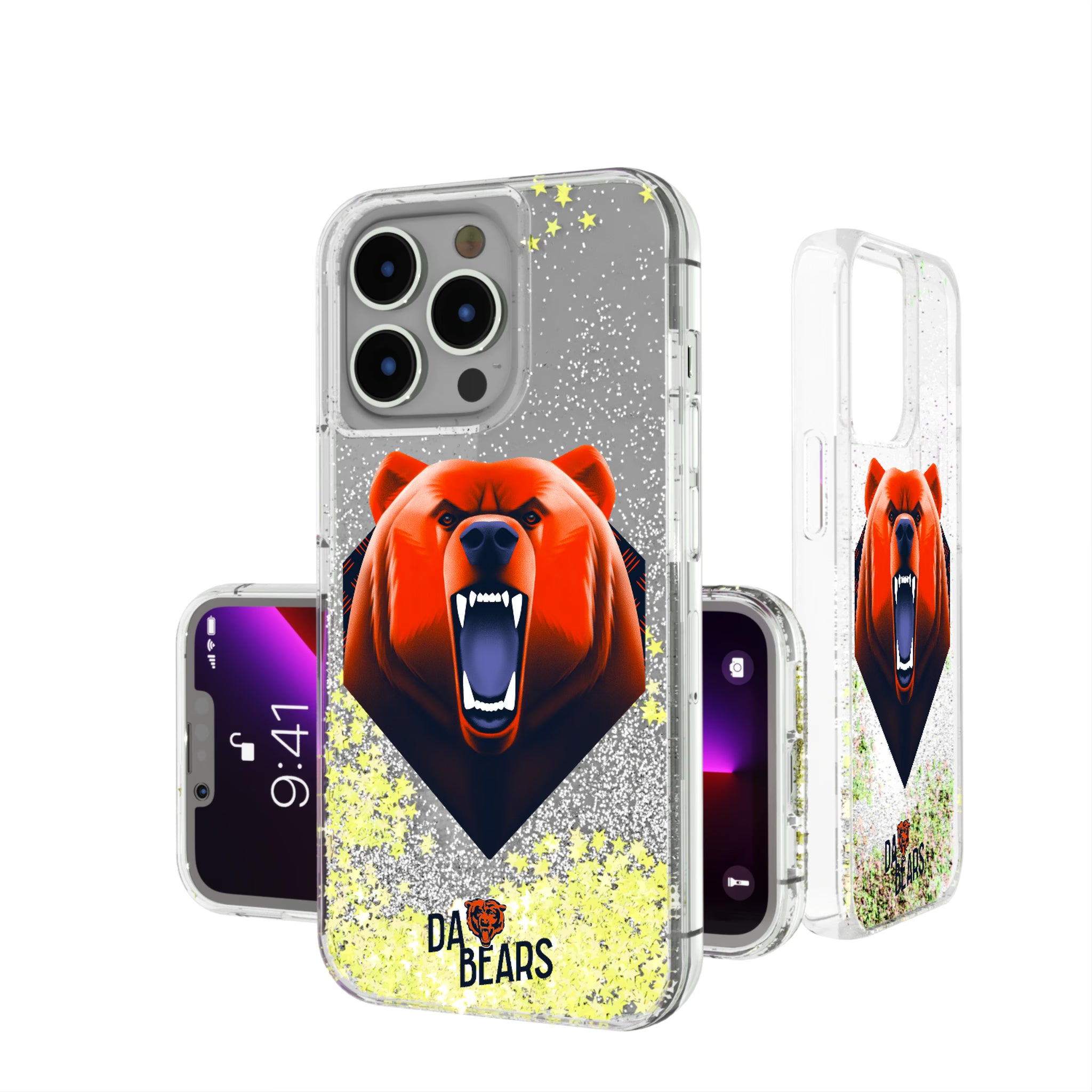 Chicago Bears Deco iPhone Glitter Phone Case for Apple iPhone