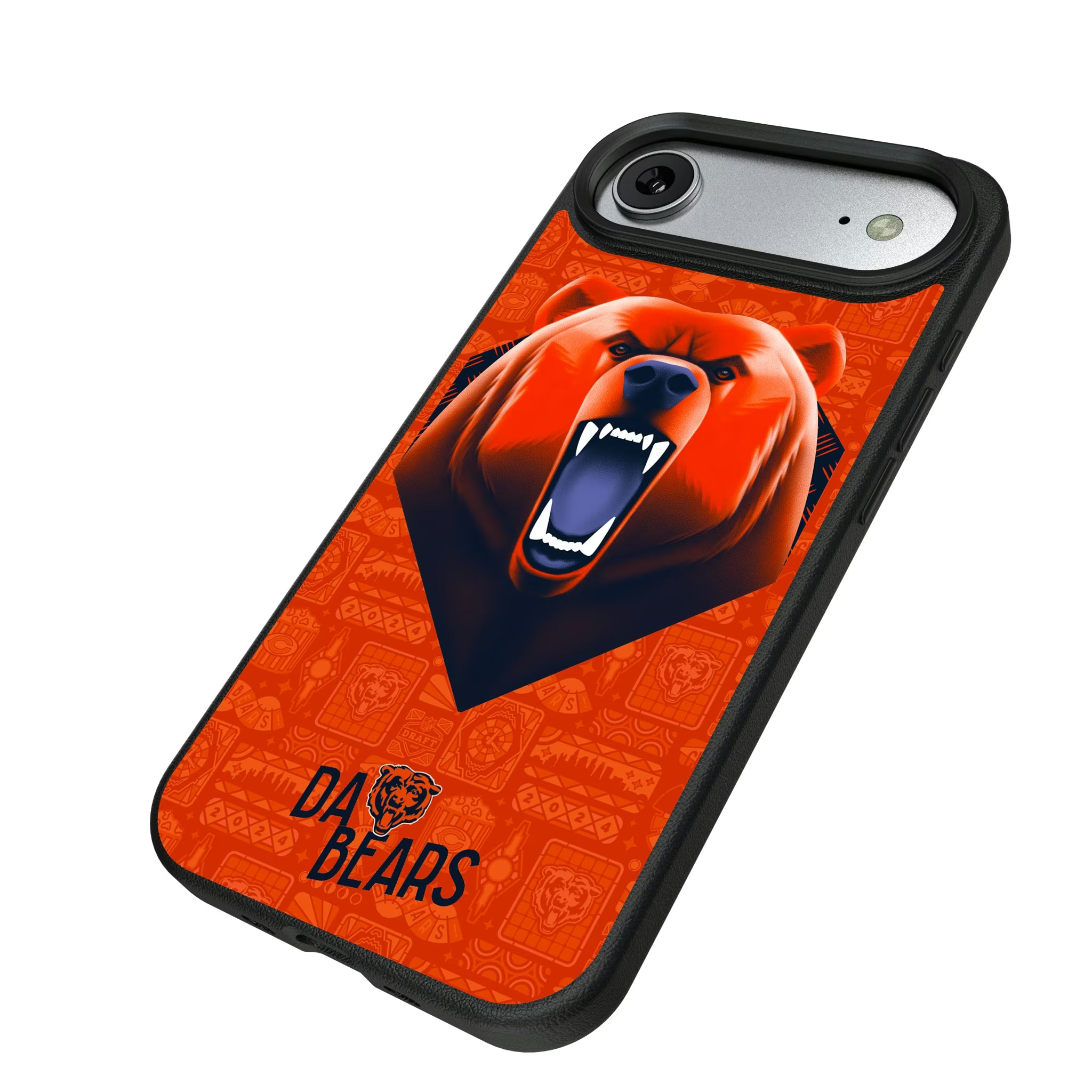 Chicago Bears Deco iPhone MagSafe Compatible Phone Case for Apple iPhone - Isometric View#Device_iPhone Air