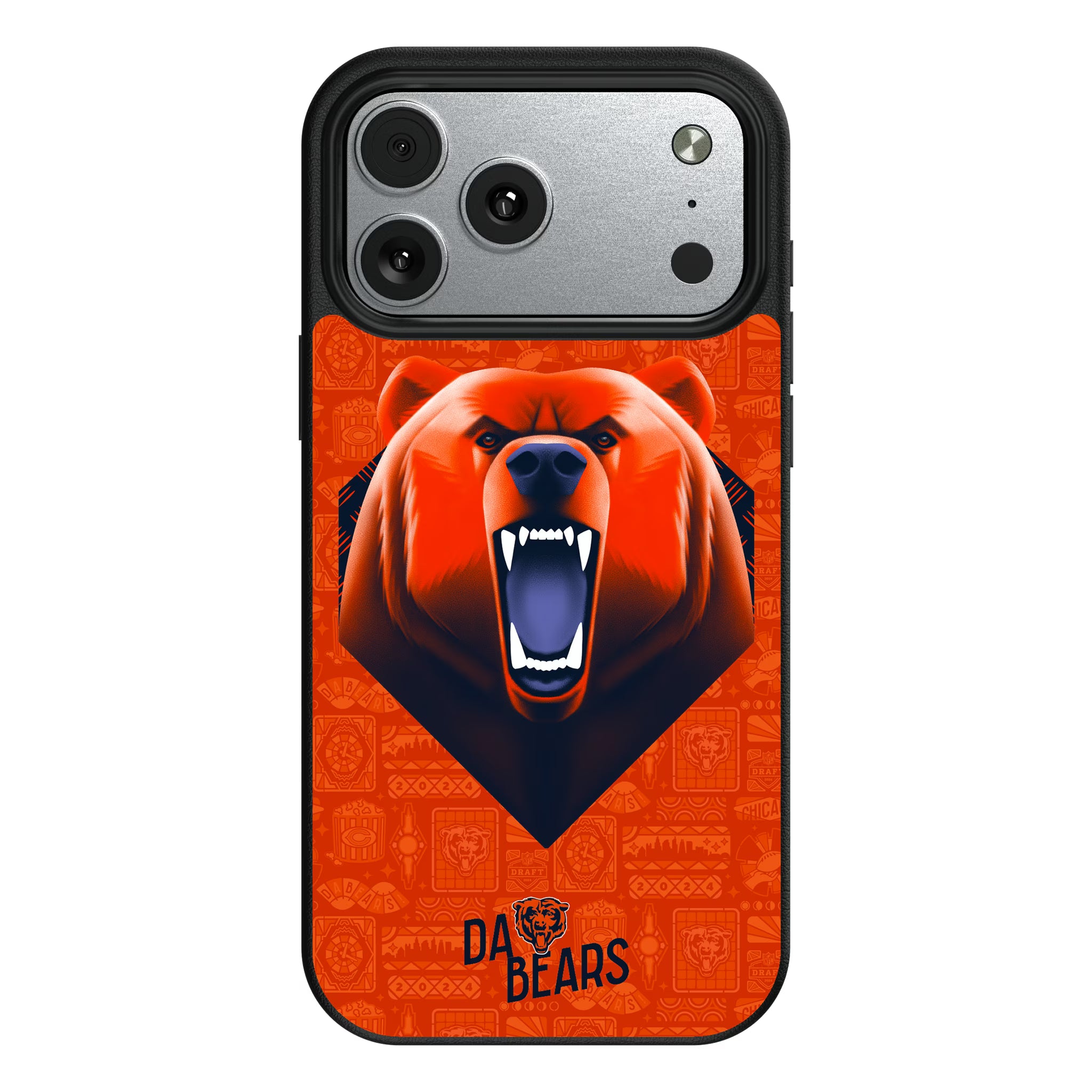 Chicago Bears Deco iPhone MagSafe Compatible Phone Case for Apple iPhone#Device_iPhone 17 Pro Max