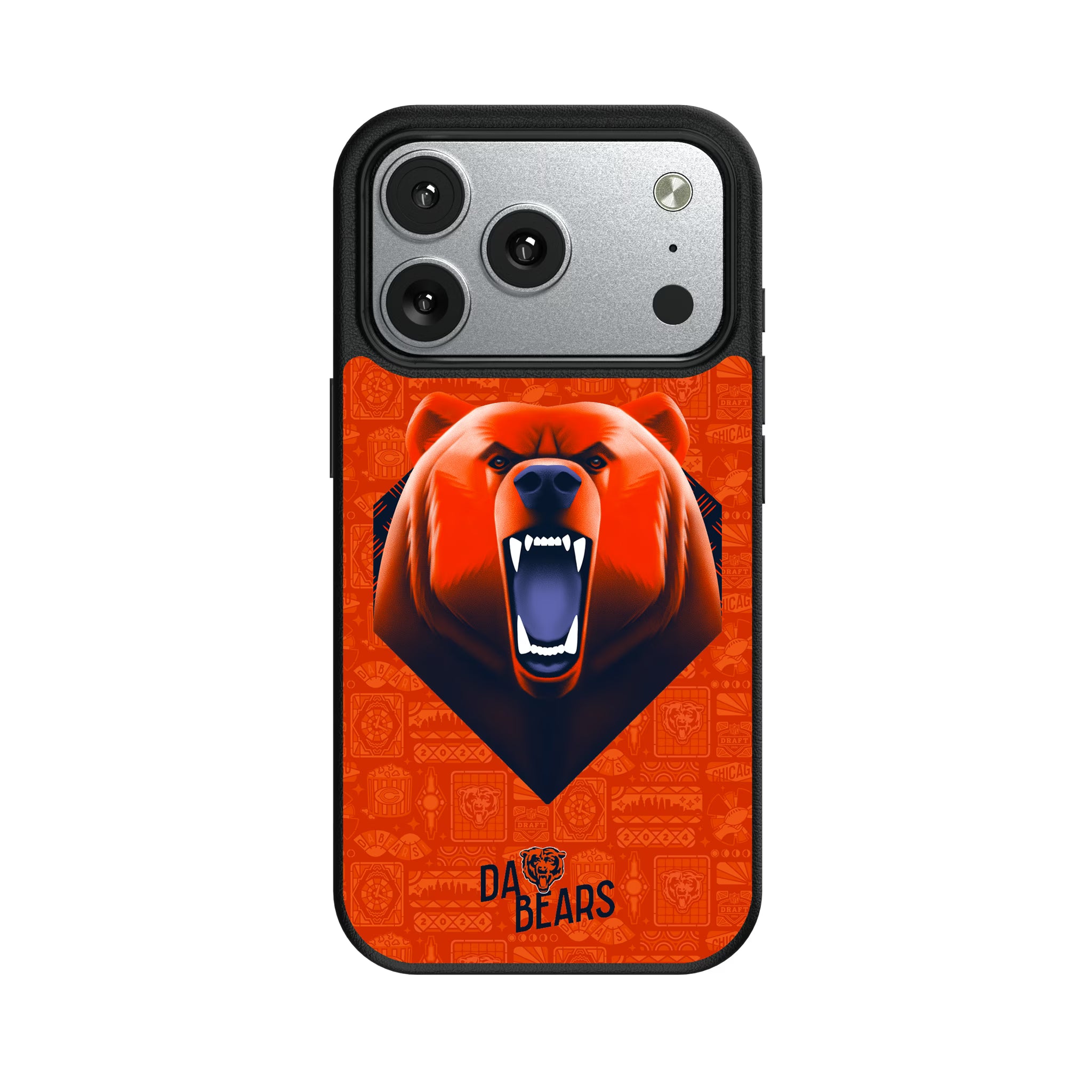 Chicago Bears Deco iPhone MagSafe Compatible Phone Case for Apple iPhone#Device_iPhone 17 Pro
