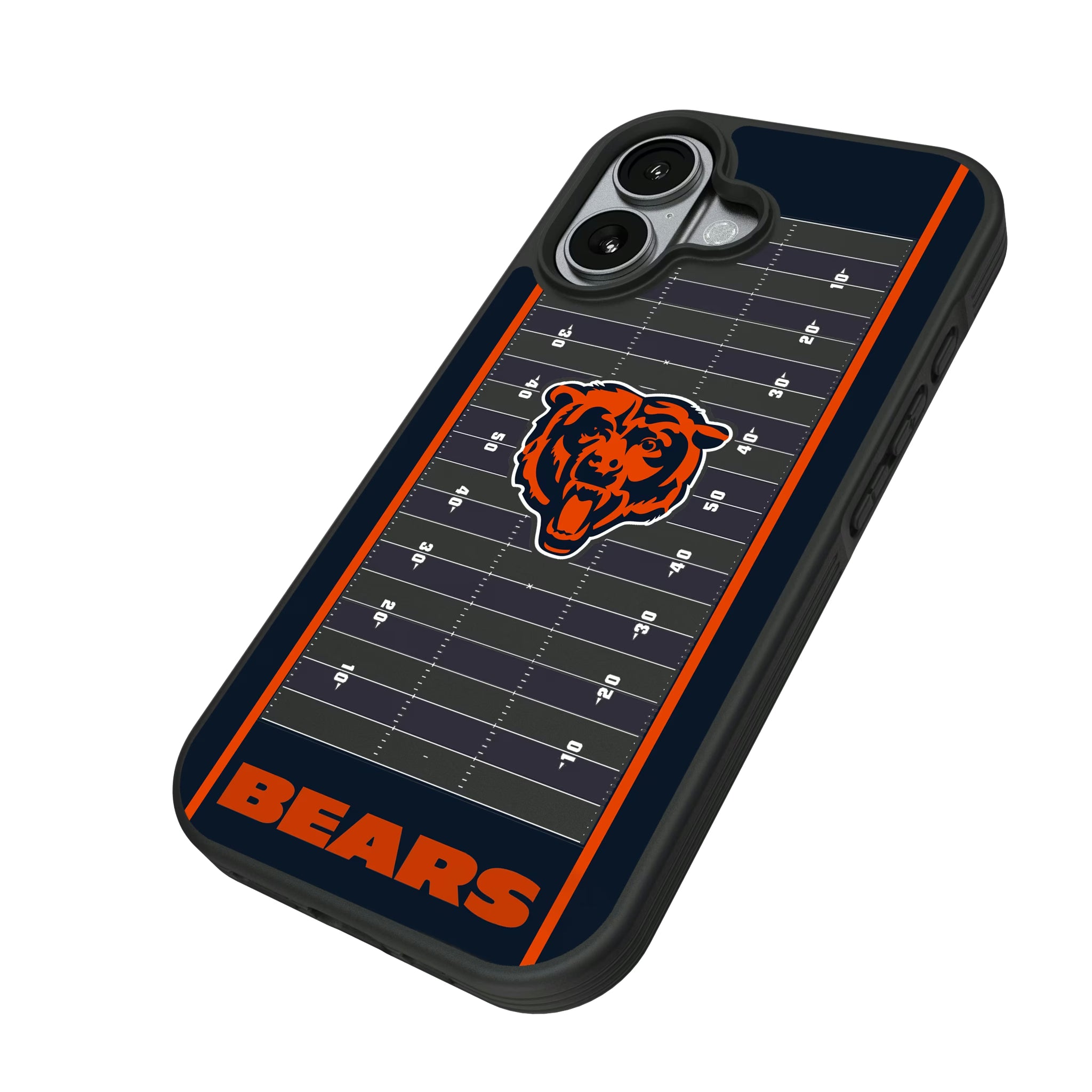 Chicago Bears Field iPhone Bump Phone Case for Apple iPhone - Isometric View#Device_iPhone 17