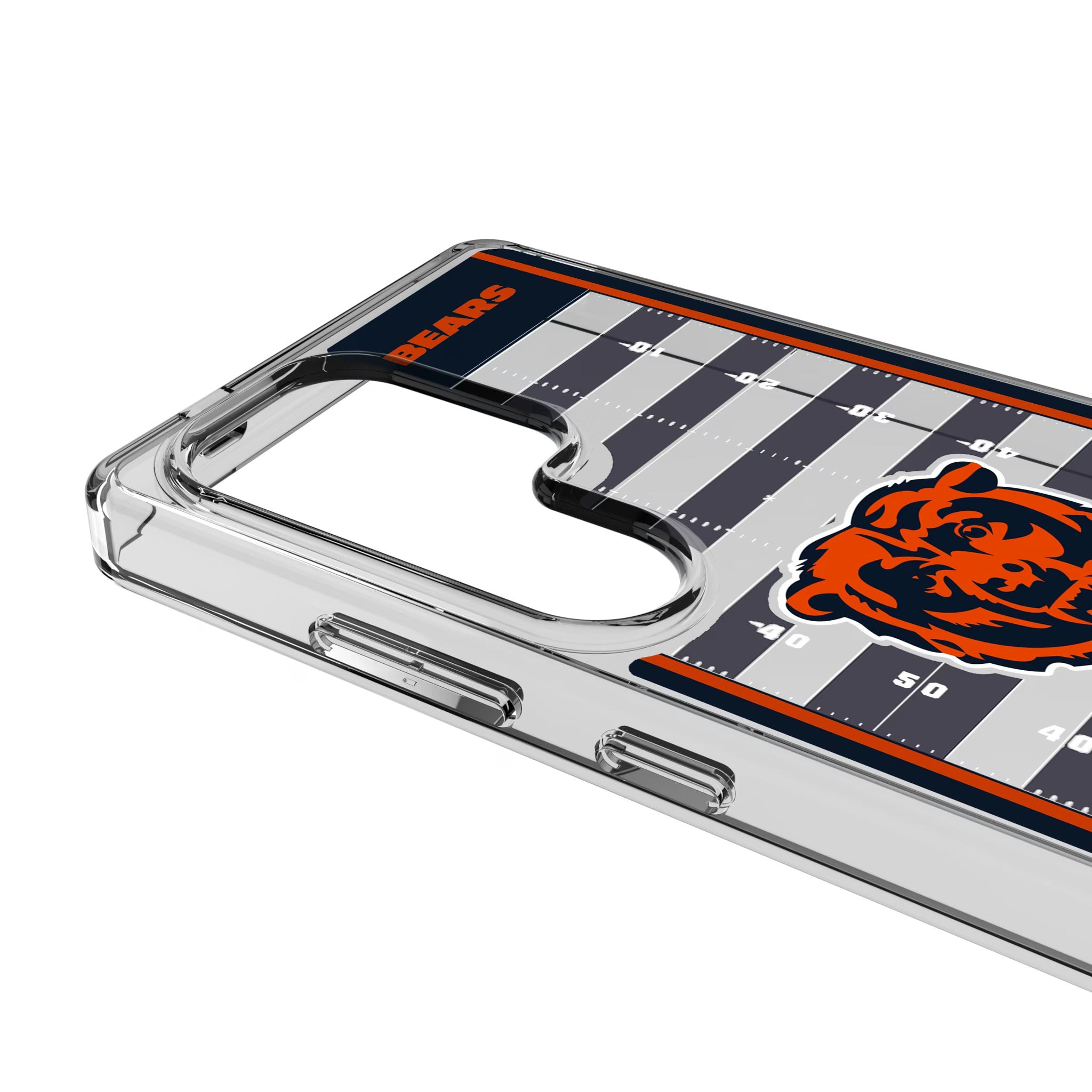 Chicago Bears Field Galaxy Clear Phone Case for Samsung Galaxy - Detail