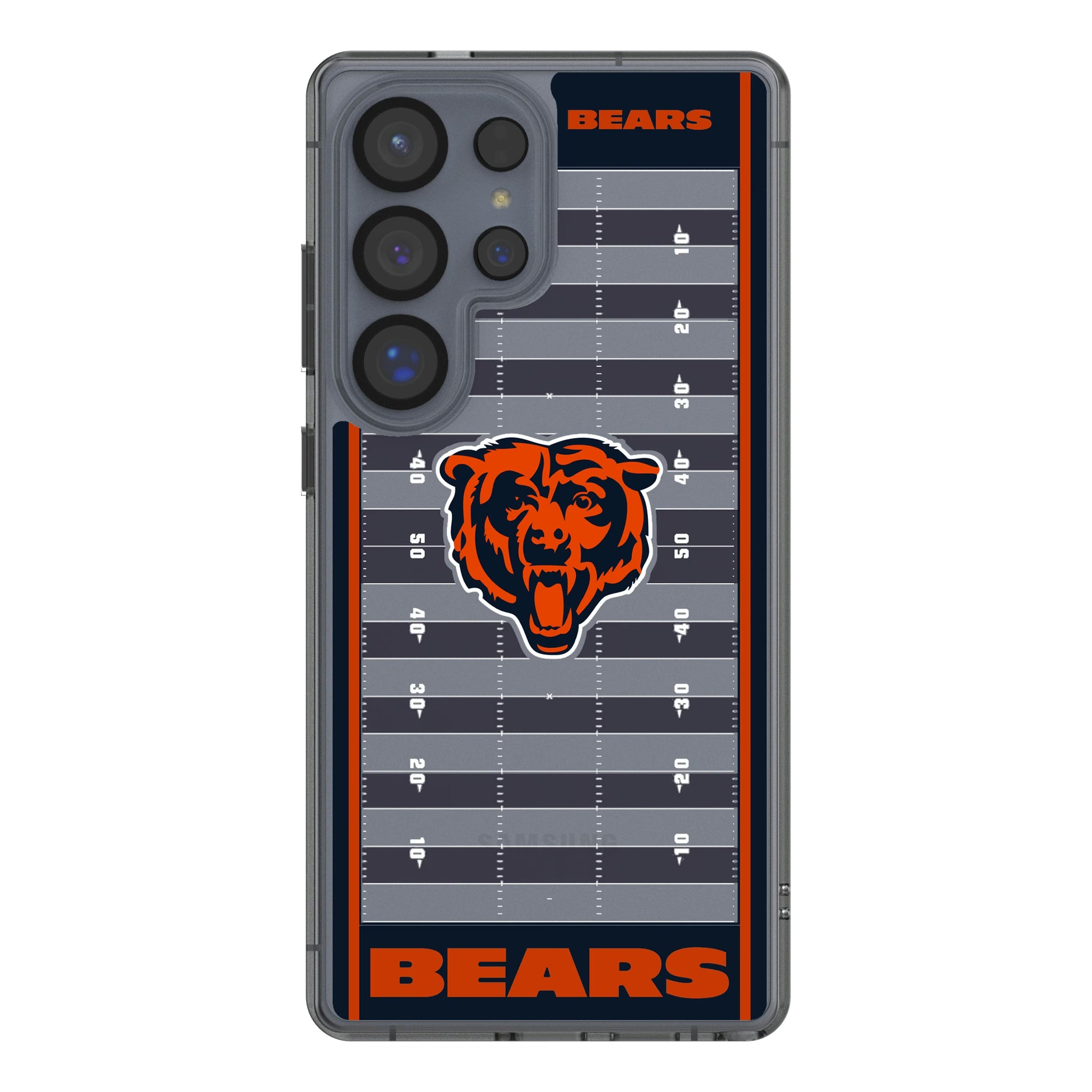 Chicago Bears Field Galaxy Clear Phone Case for Samsung Galaxy