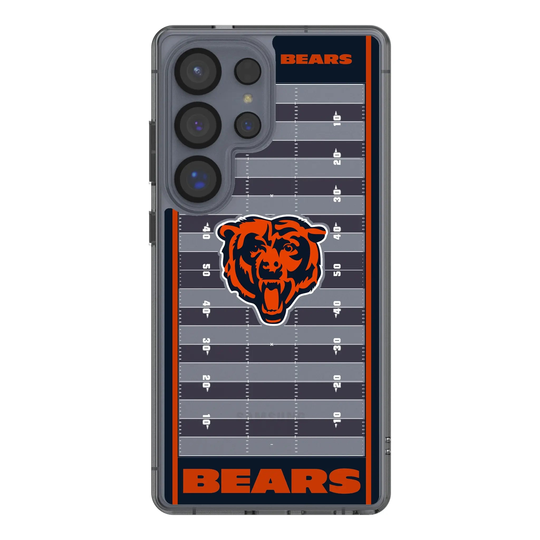 Chicago Bears Field Galaxy Clear Phone Case for Samsung Galaxy#Device_Galaxy S25 Ultra