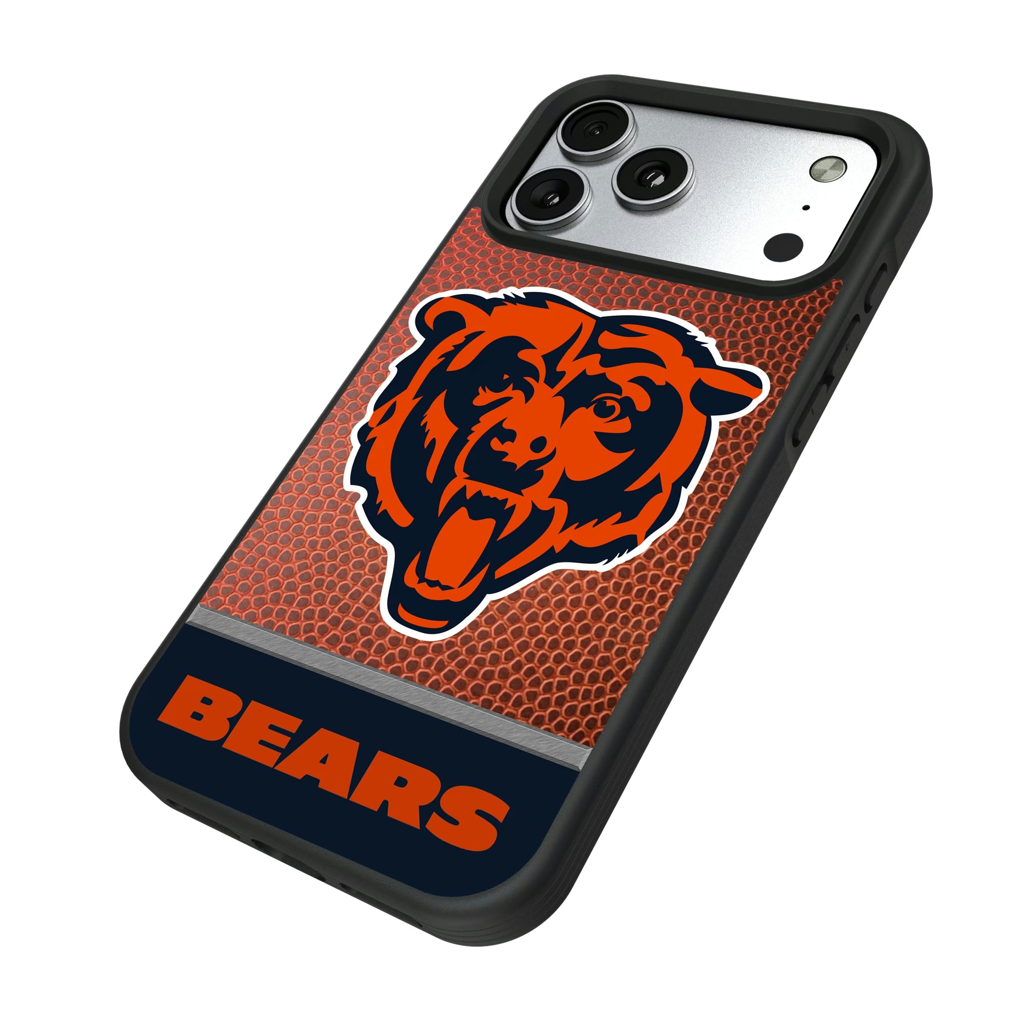 Chicago Bears Football Wordmark iPhone Bump Phone Case for Apple iPhone - Isometric View#Device_iPhone 17 Pro Max