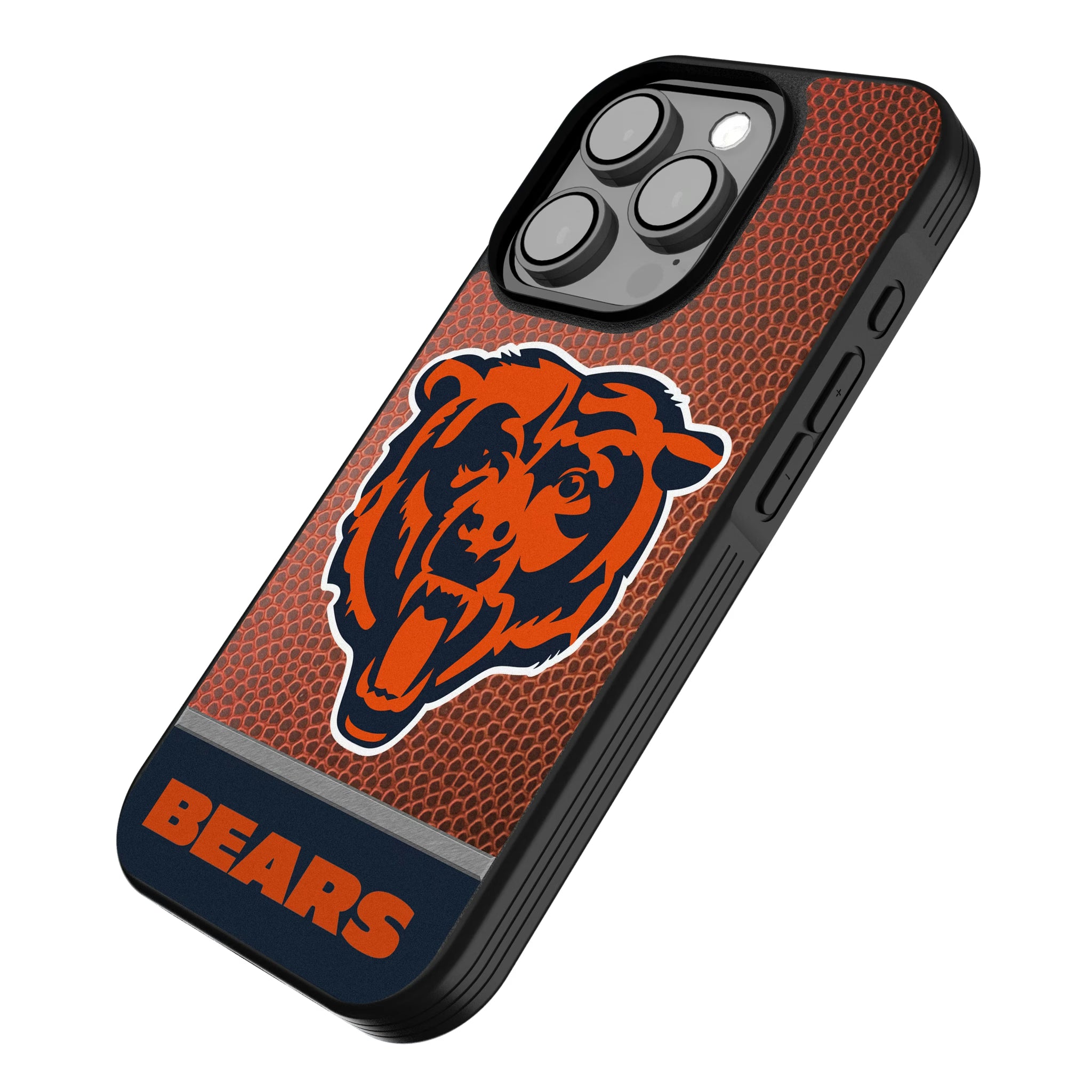 Chicago Bears Football Wordmark iPhone Bump Phone Case for Apple iPhone - Isometric View