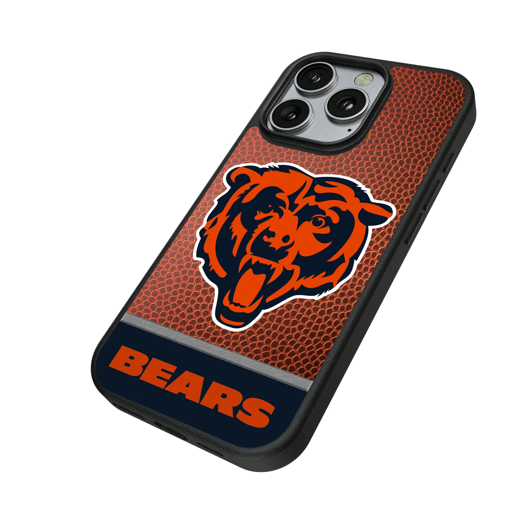 Chicago Bears Football Wordmark iPhone MagSafe Compatible Phone Case for Apple iPhone - Isometric View